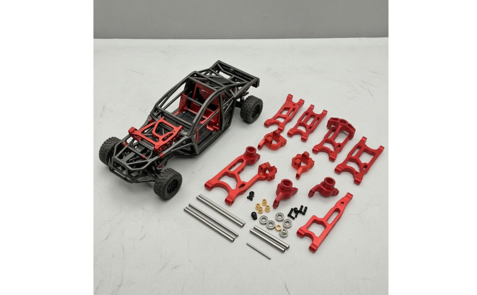 RC Car Replacement Parts Metal RC Car Parts Kit Machined for Hobbyists