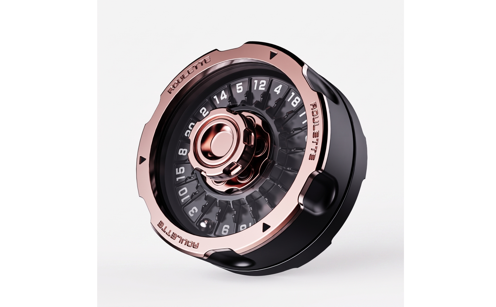 Roulette Wheel Fidget Rotating Wheel with Bearing Mechanical for Office, Adults