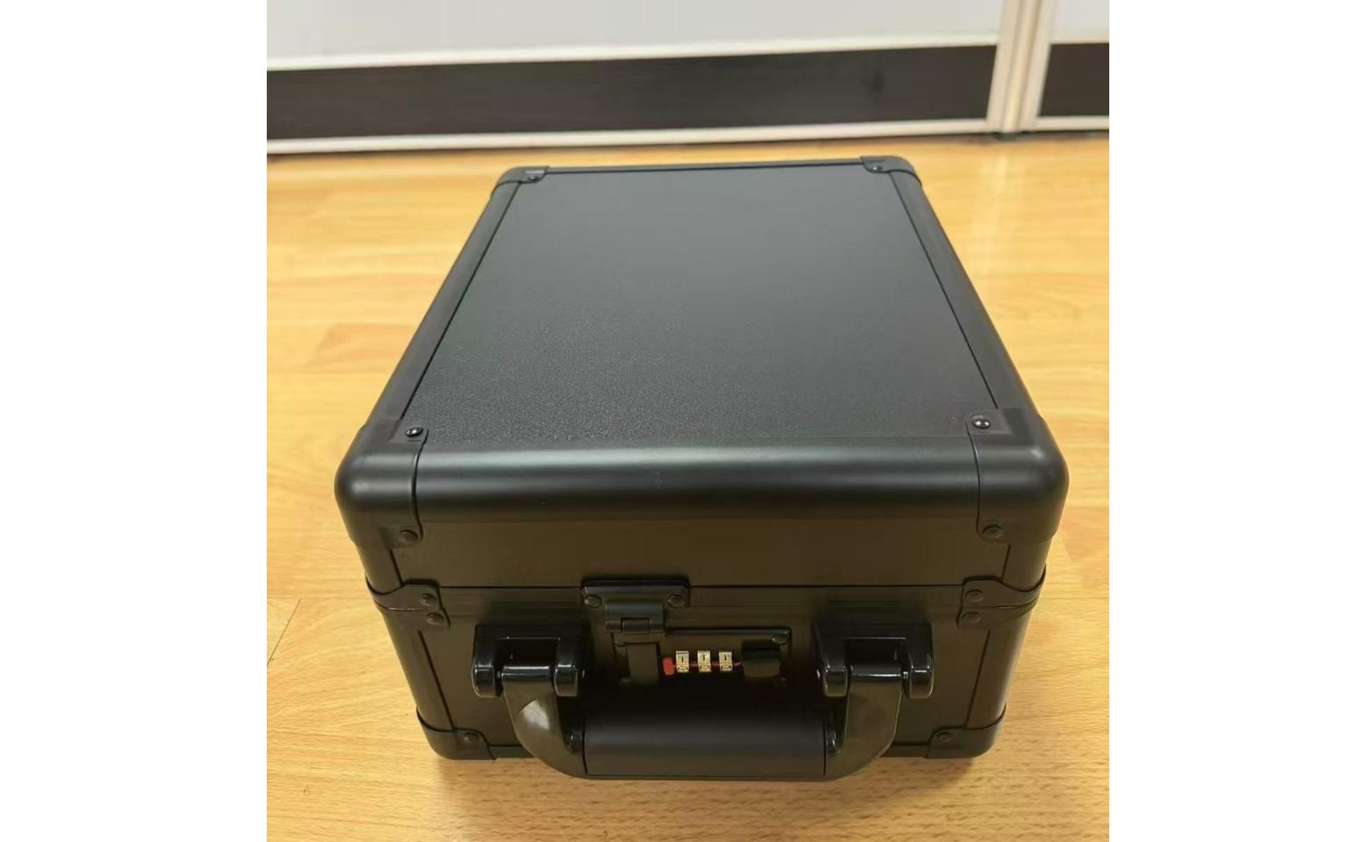 Card Organizer Box with Lock Lockable Card Storage Case Aluminum for Collectors