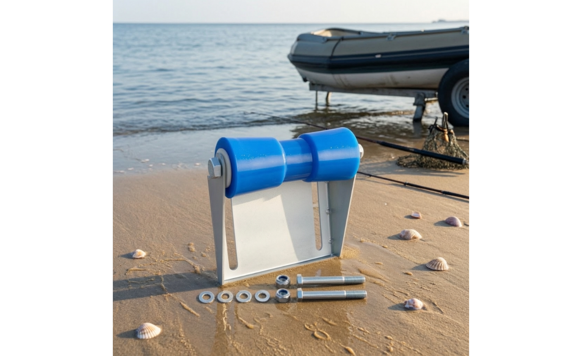 Boat Trailer Roller with Bracket Compact Trailer Roller Bracket Heavy Duty