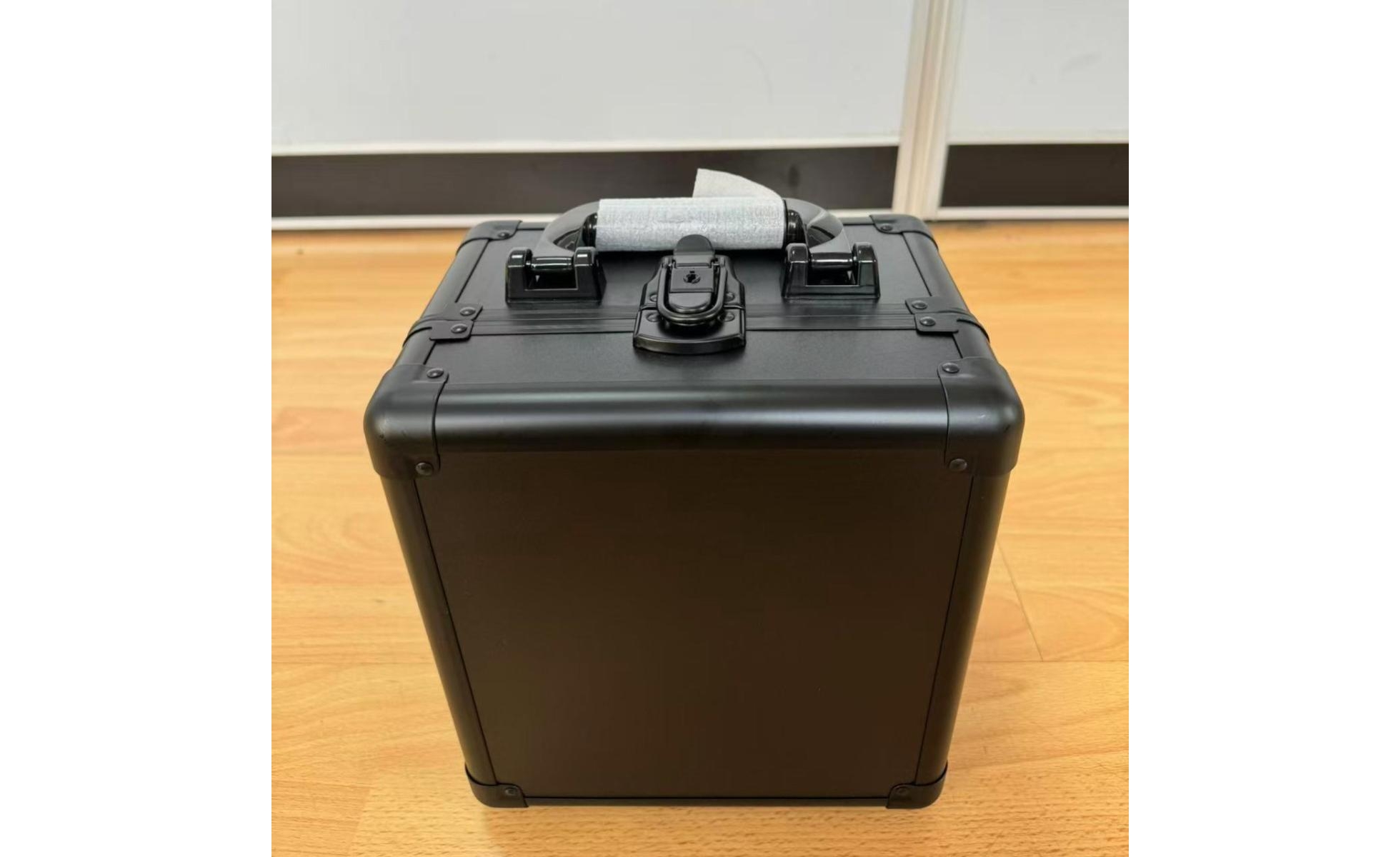 Card Organizer Box with Lock Lockable Card Storage Case Aluminum for Collectors