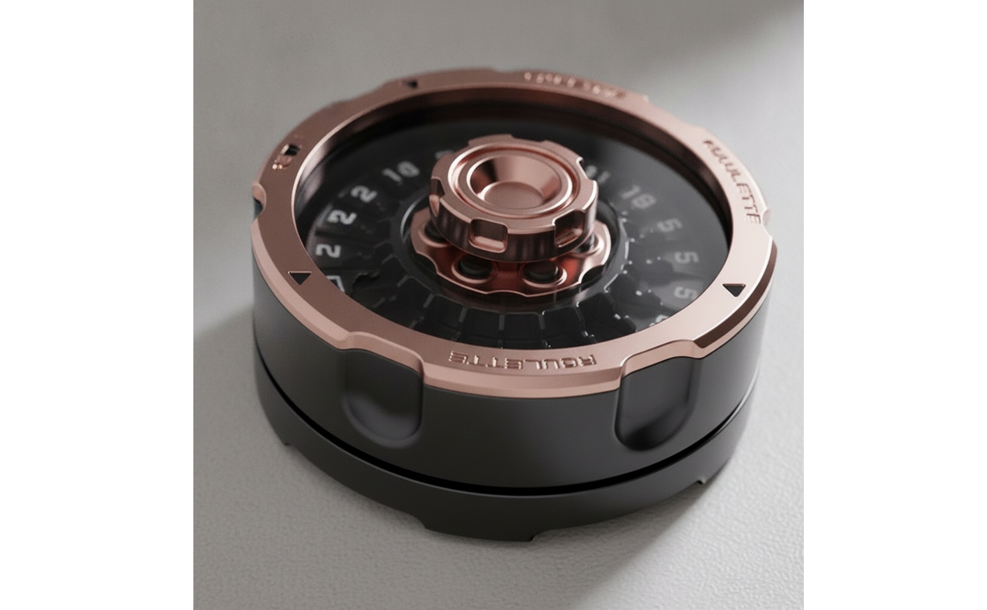 Roulette Wheel Fidget Rotating Wheel with Bearing Mechanical for Office, Adults