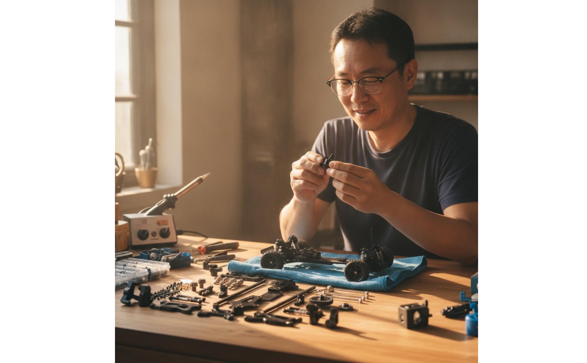 17 Pezzi Kit di Aggiornamento in Metallo Lavorato a CNC per Modellisti