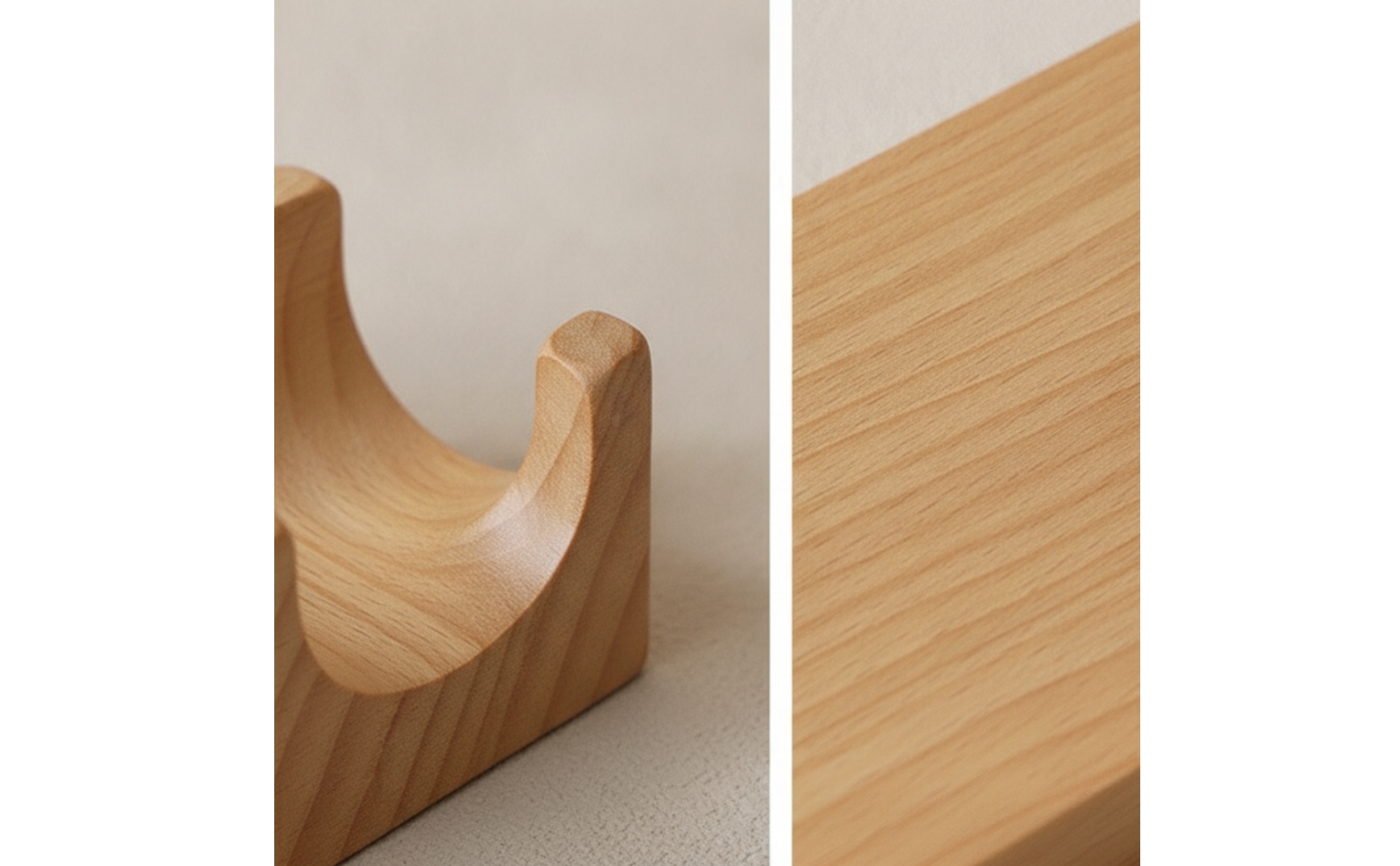 Sushi Holder Wooden Sushi Roll Holder Natural Wood for Restaurants, Home Hosts