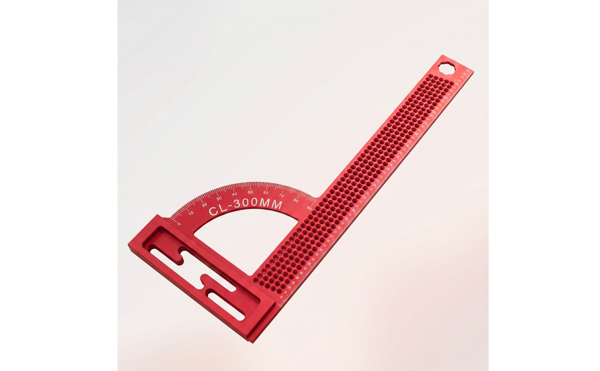 Woodworking Square Protractor Aluminum Alloy 90-Degree Angle Ruler High