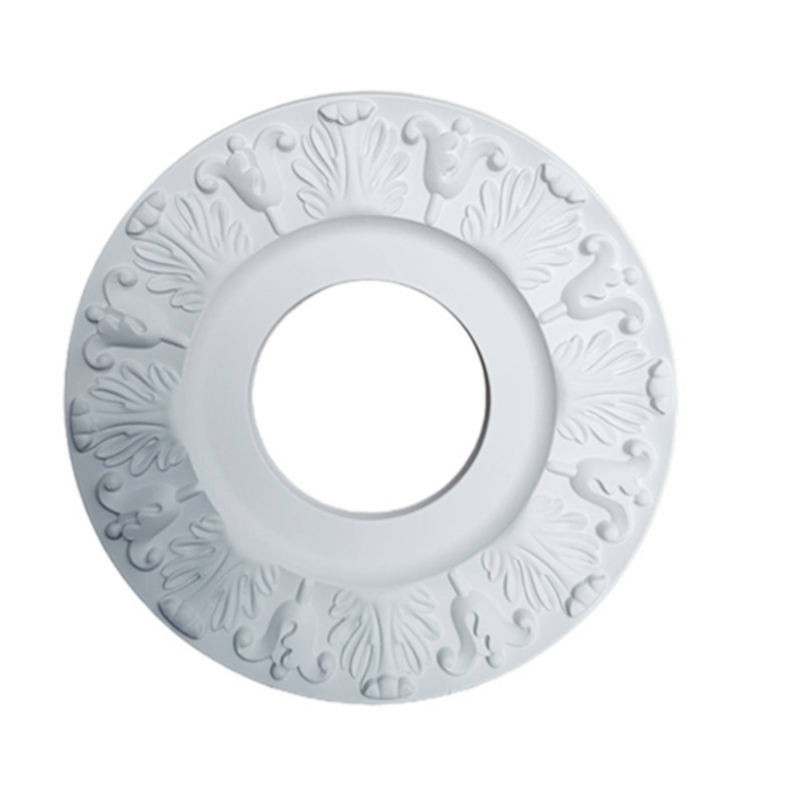 Deckenrosette Ornamentiert Stuckrosette Klassisch für Altbau, Wohnzimmer