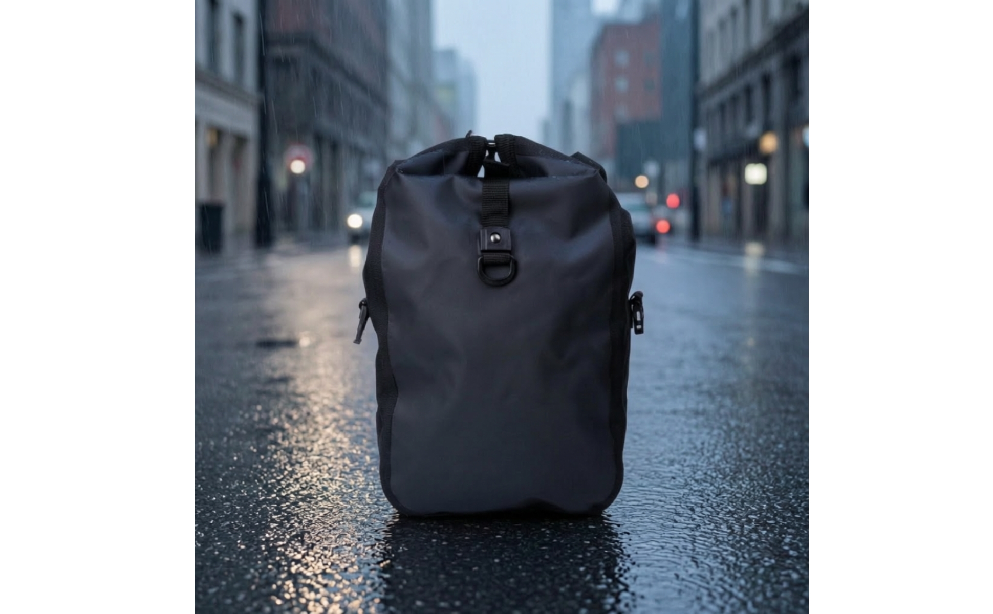 Bike Pannier Bag Waterproof Bike Pannier with Shoulder Strap Roll-Top