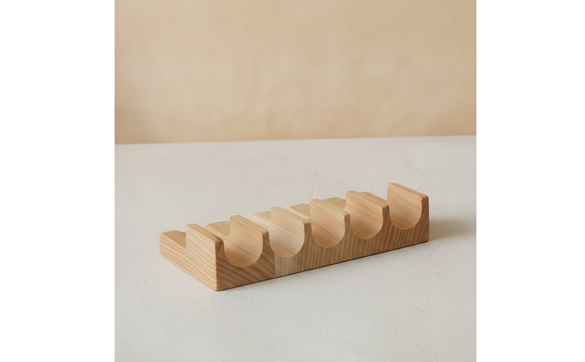 Sushi Holder Wooden Sushi Roll Holder Natural Wood for Restaurants, Home Hosts