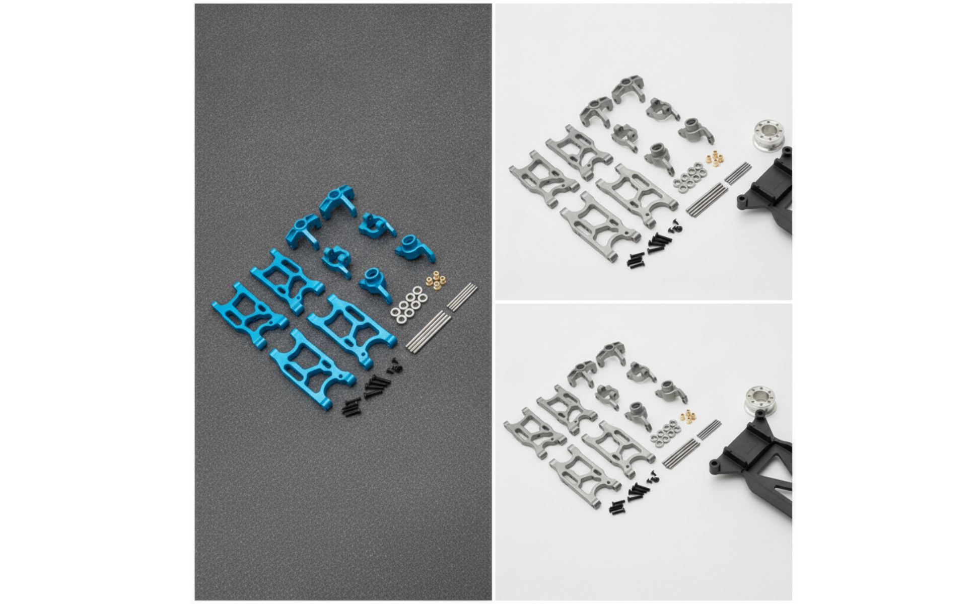 RC Car Replacement Parts Metal RC Car Parts Kit Machined for Hobbyists