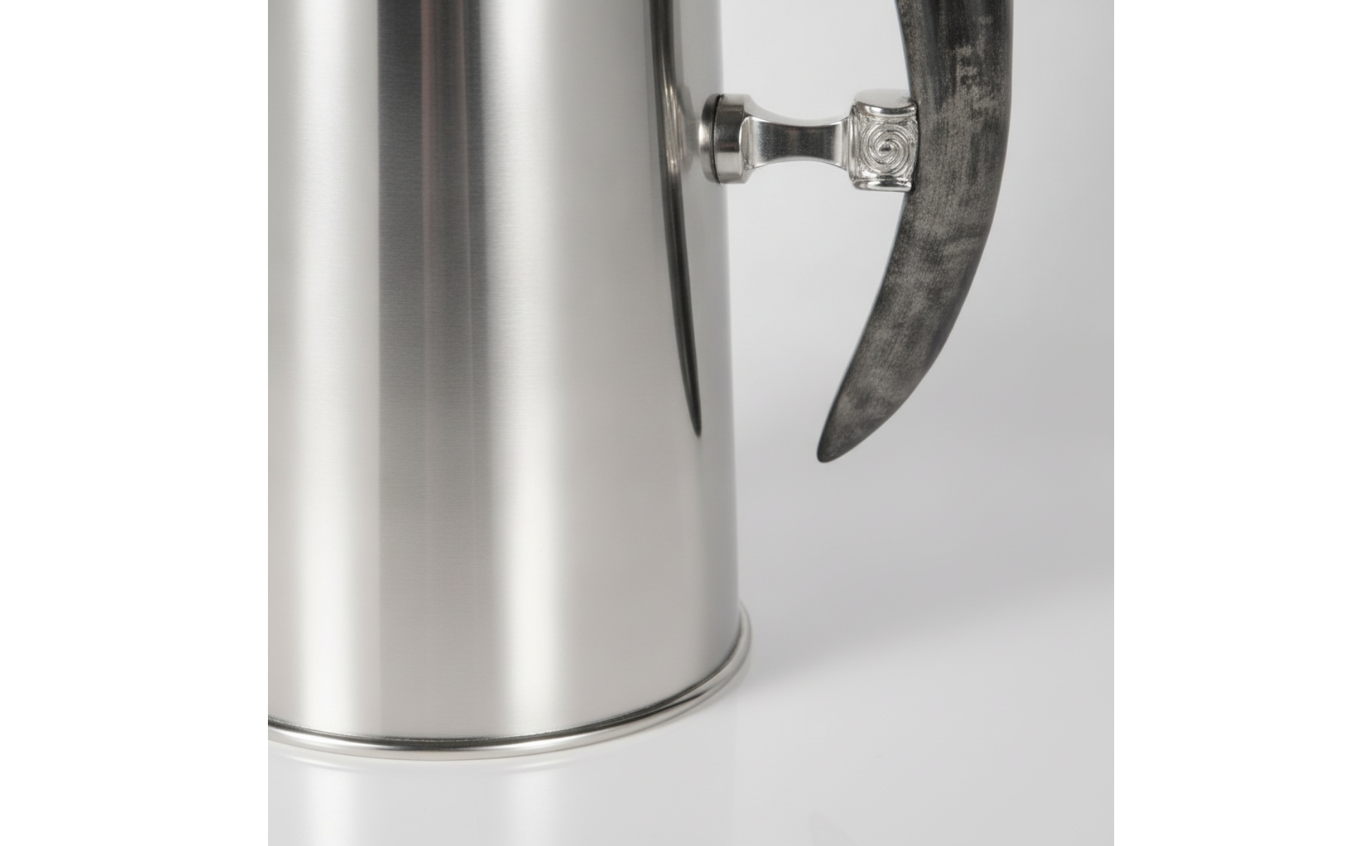 Ice Vessel with Handle Stainless Steel Ice Vessel Polished for Hosts, Decorators