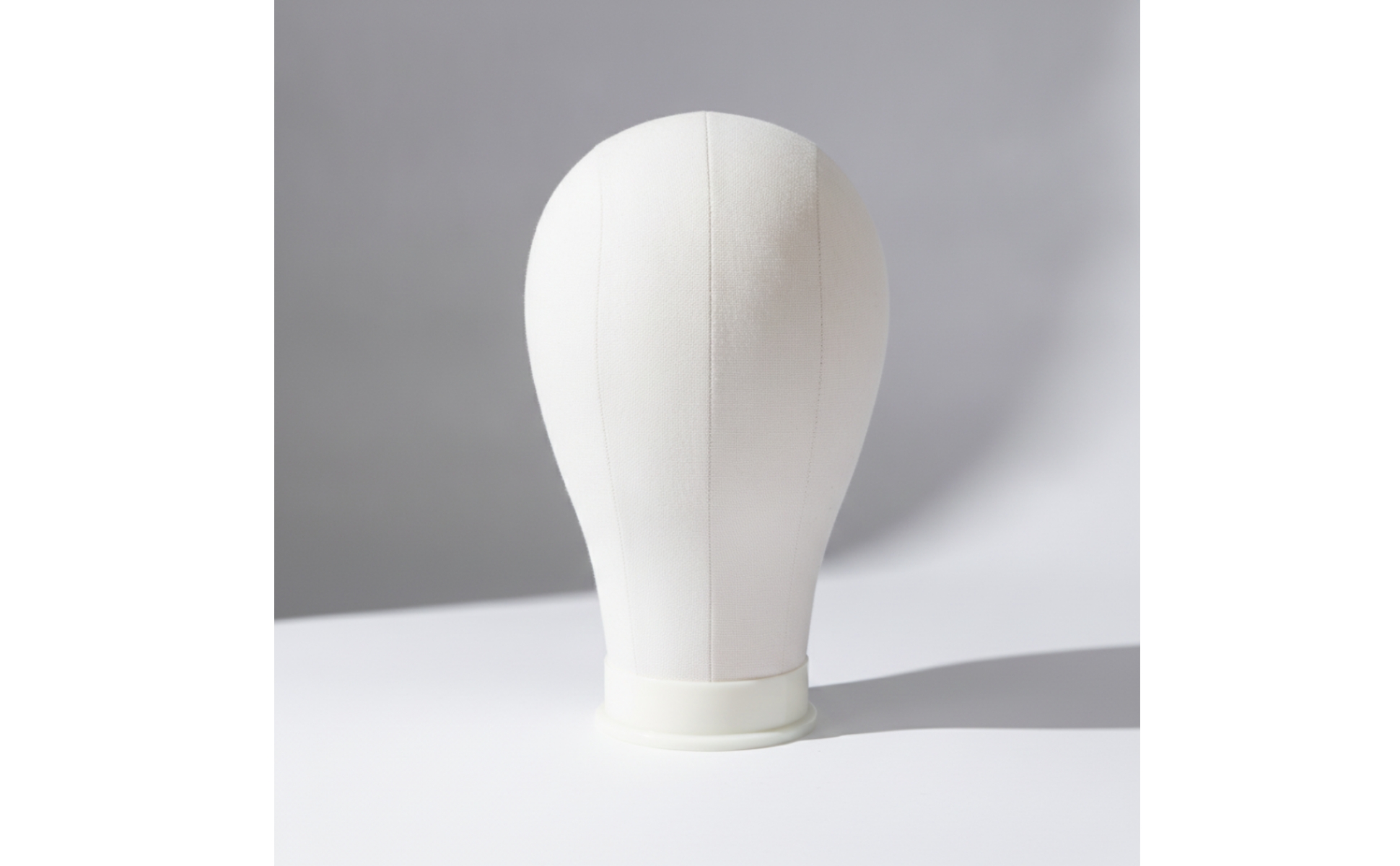 Hairpiece Display Head Textile-Textured Mannequin Head with Cloth Cover Easy To