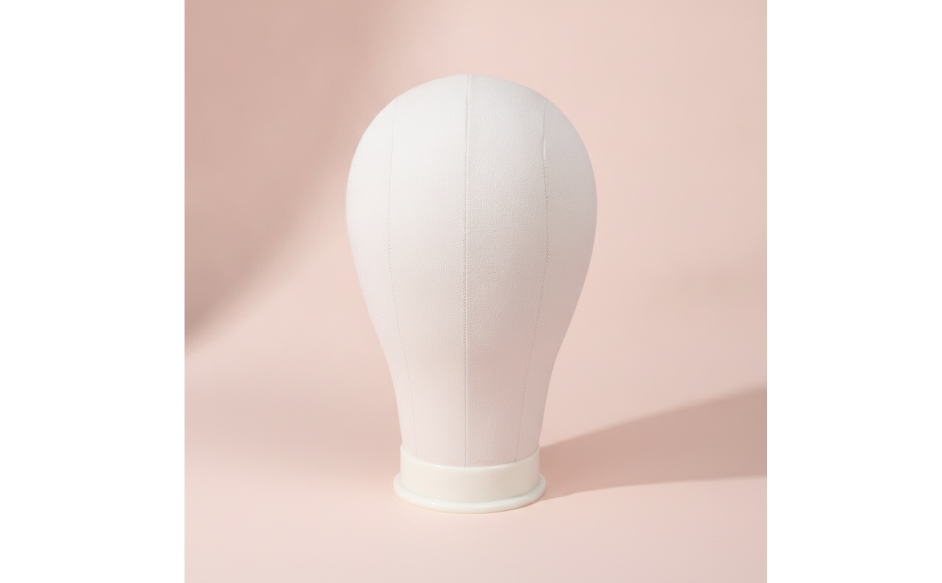 Hairpiece Display Head Textile-Textured Mannequin Head with Cloth Cover Easy To