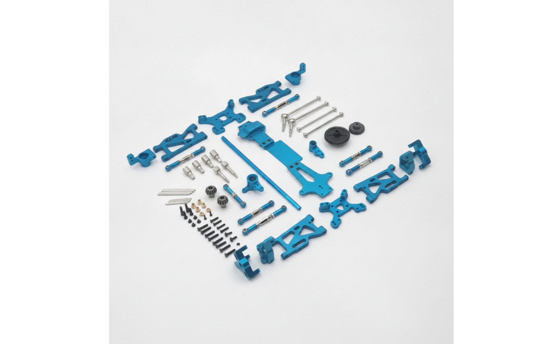17 Pezzi Kit di Aggiornamento in Metallo Lavorato a CNC per Modellisti