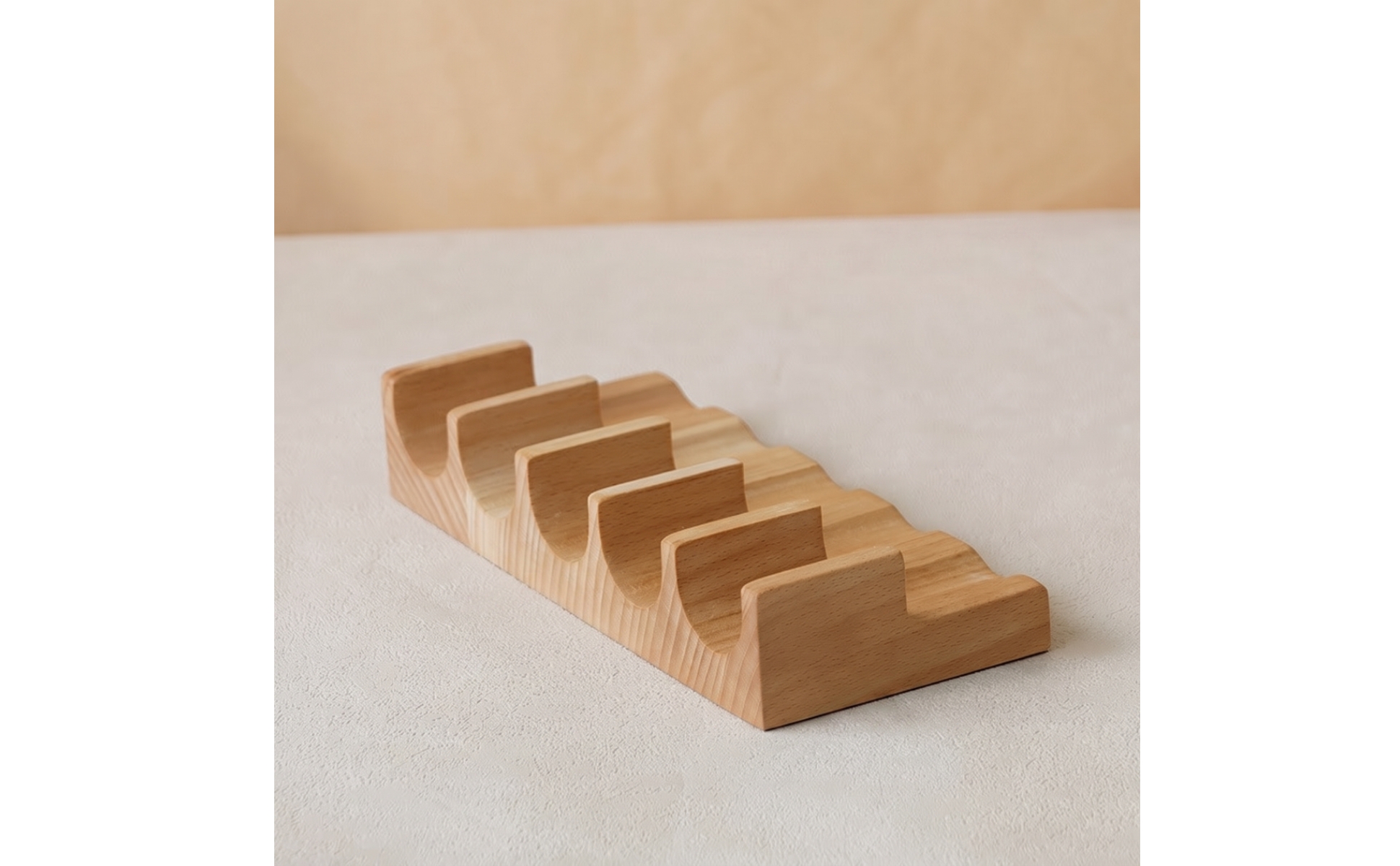 Sushi Holder Wooden Sushi Roll Holder Natural Wood for Restaurants, Home Hosts