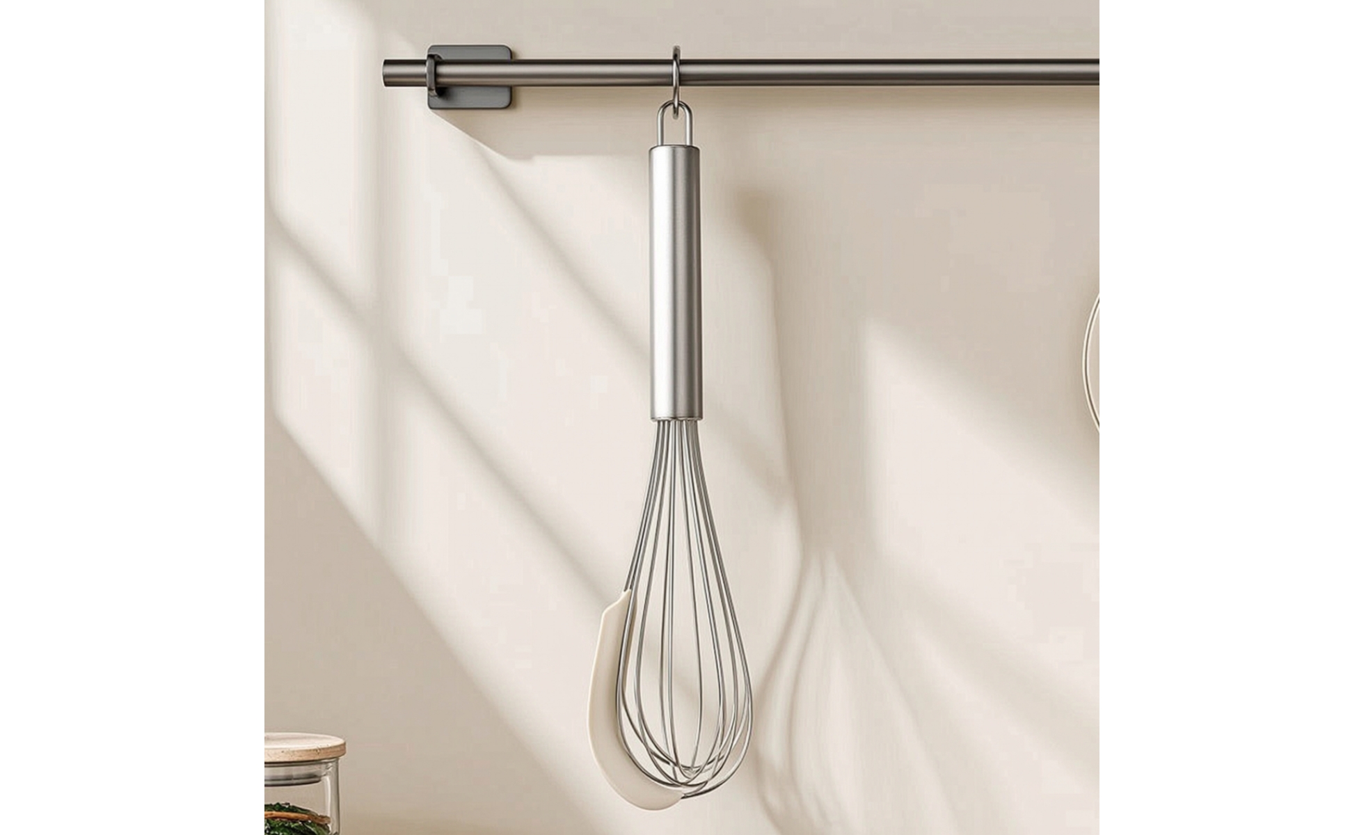 Whisk with Silicone Stainless Steel Balloon Whisk Easy to Clean