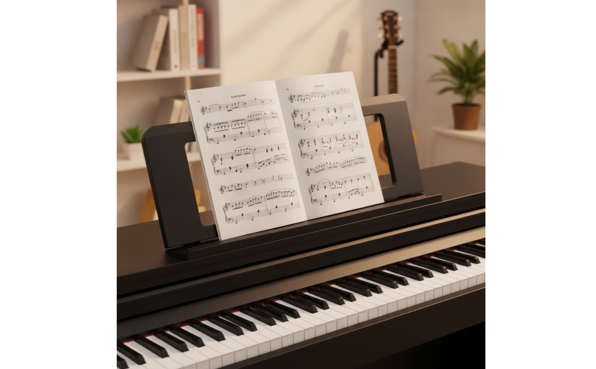 Digital Piano Music Rest Compatible Keyboard Music Stand Sturdy for Pianists