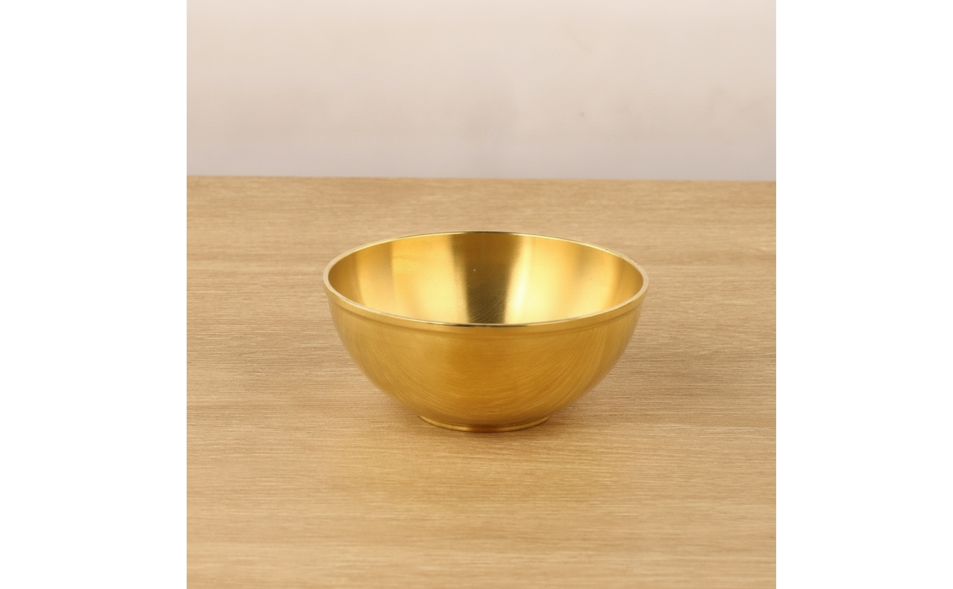 Brass Bowl Polished Offering Bowl Decorative for Meditation Corner, Tabletop