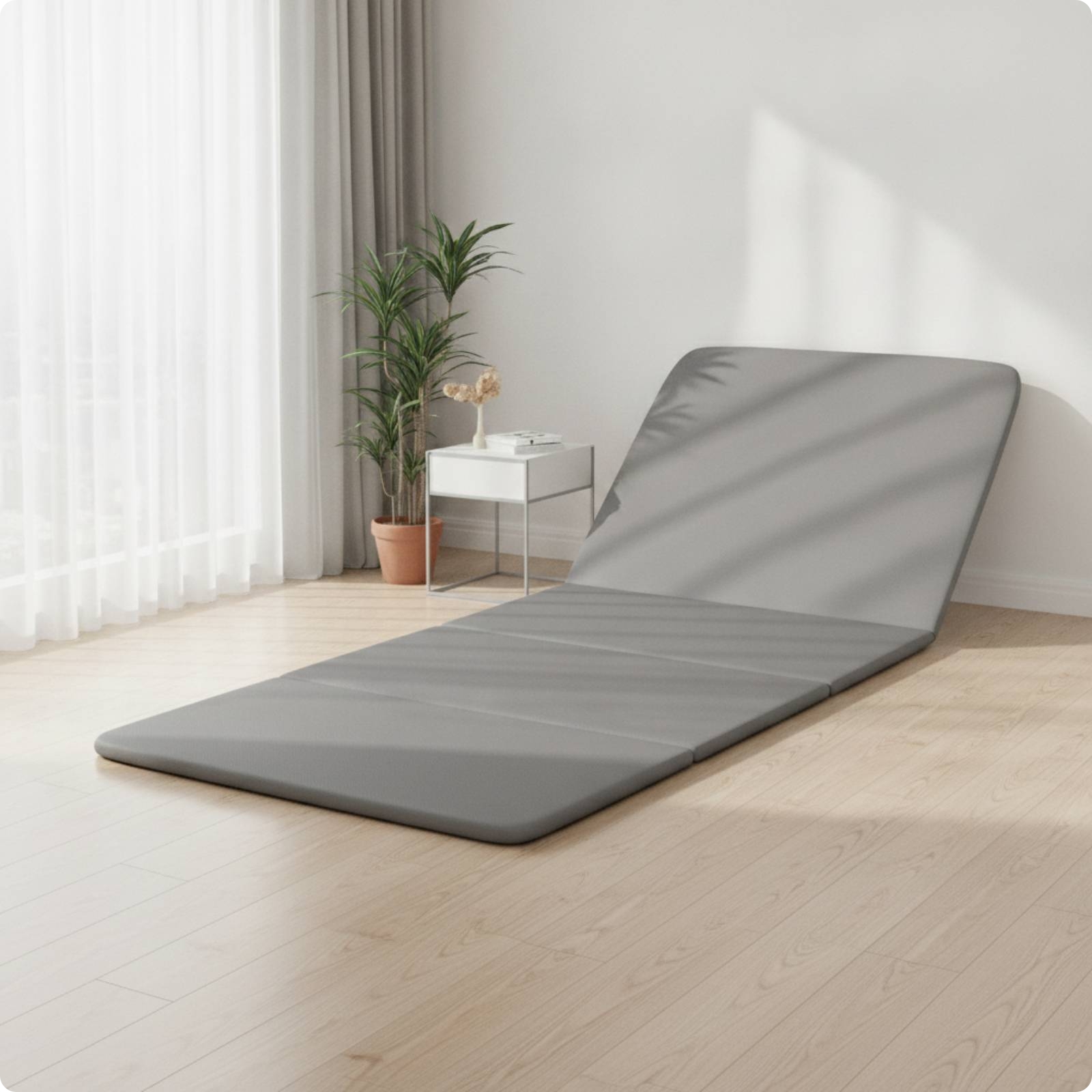 Folding Bed Pad Collapsible Recliner Cushion Lightweight for Office Workers