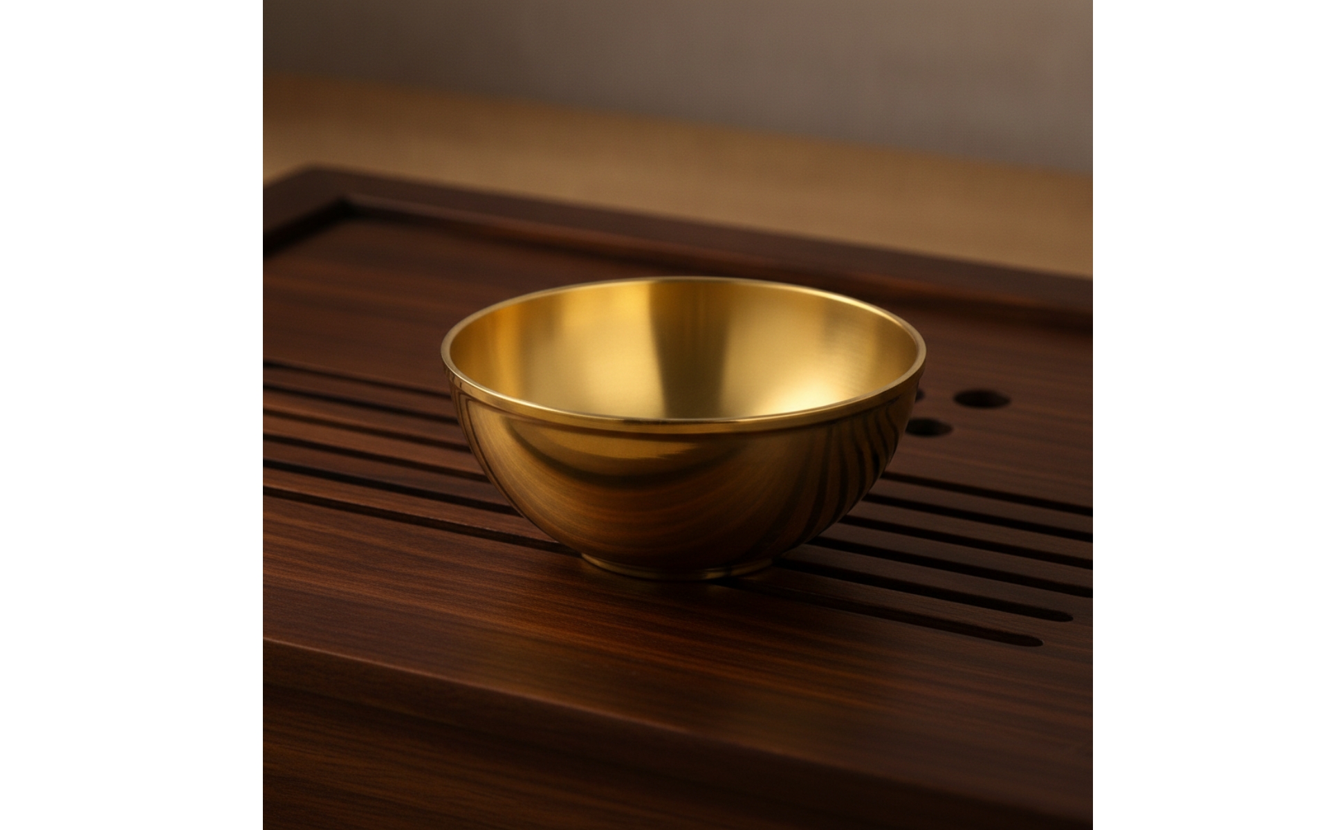 Brass Bowl Polished Offering Bowl Decorative for Meditation Corner, Tabletop