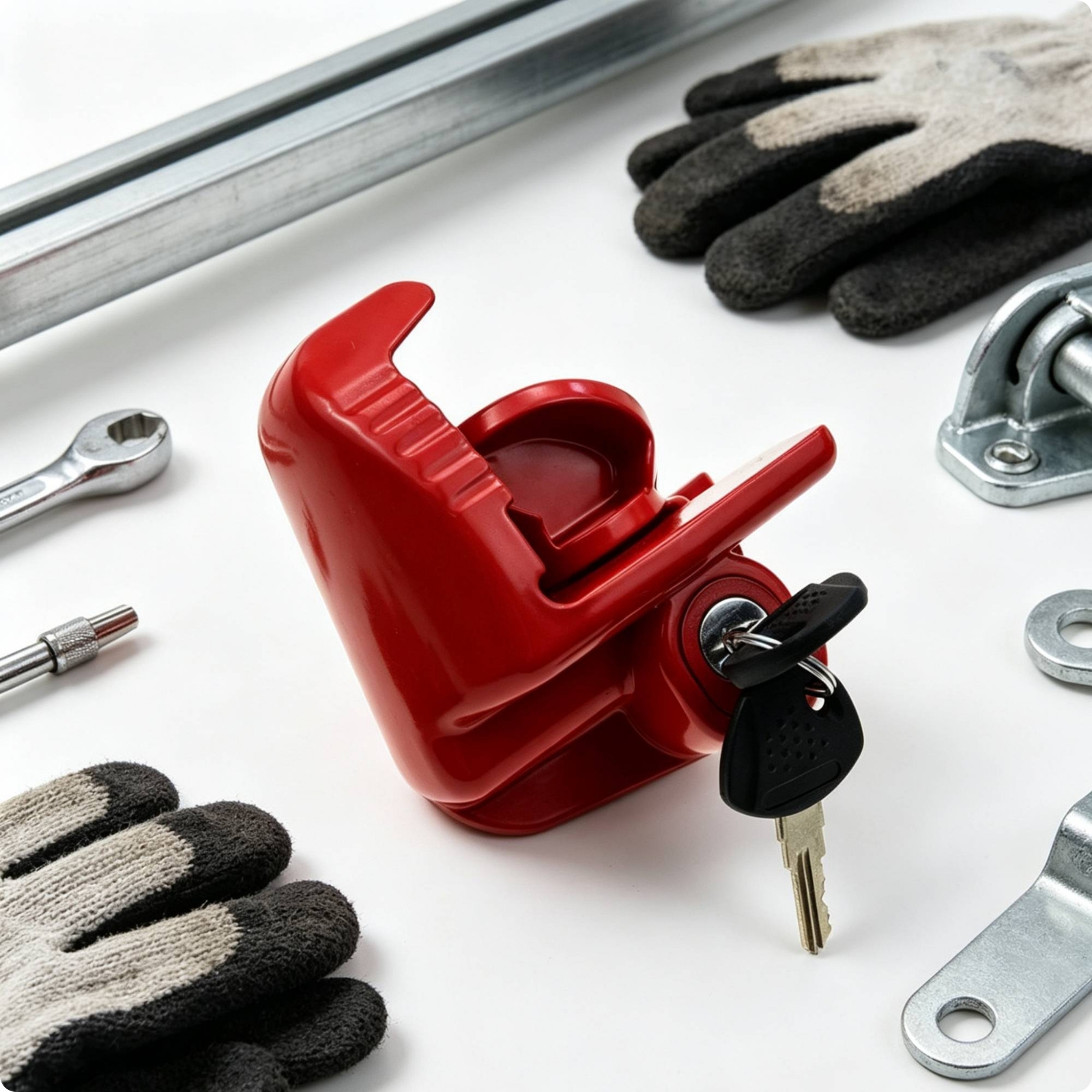 Trailer Coupling Coupler Lock Compact Trailer Coupler Lock Long-Lasting