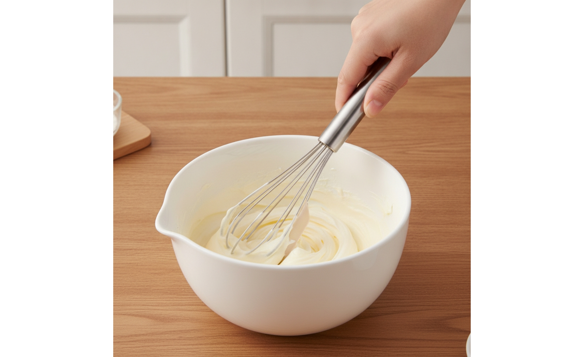 Whisk with Silicone Stainless Steel Balloon Whisk Easy to Clean