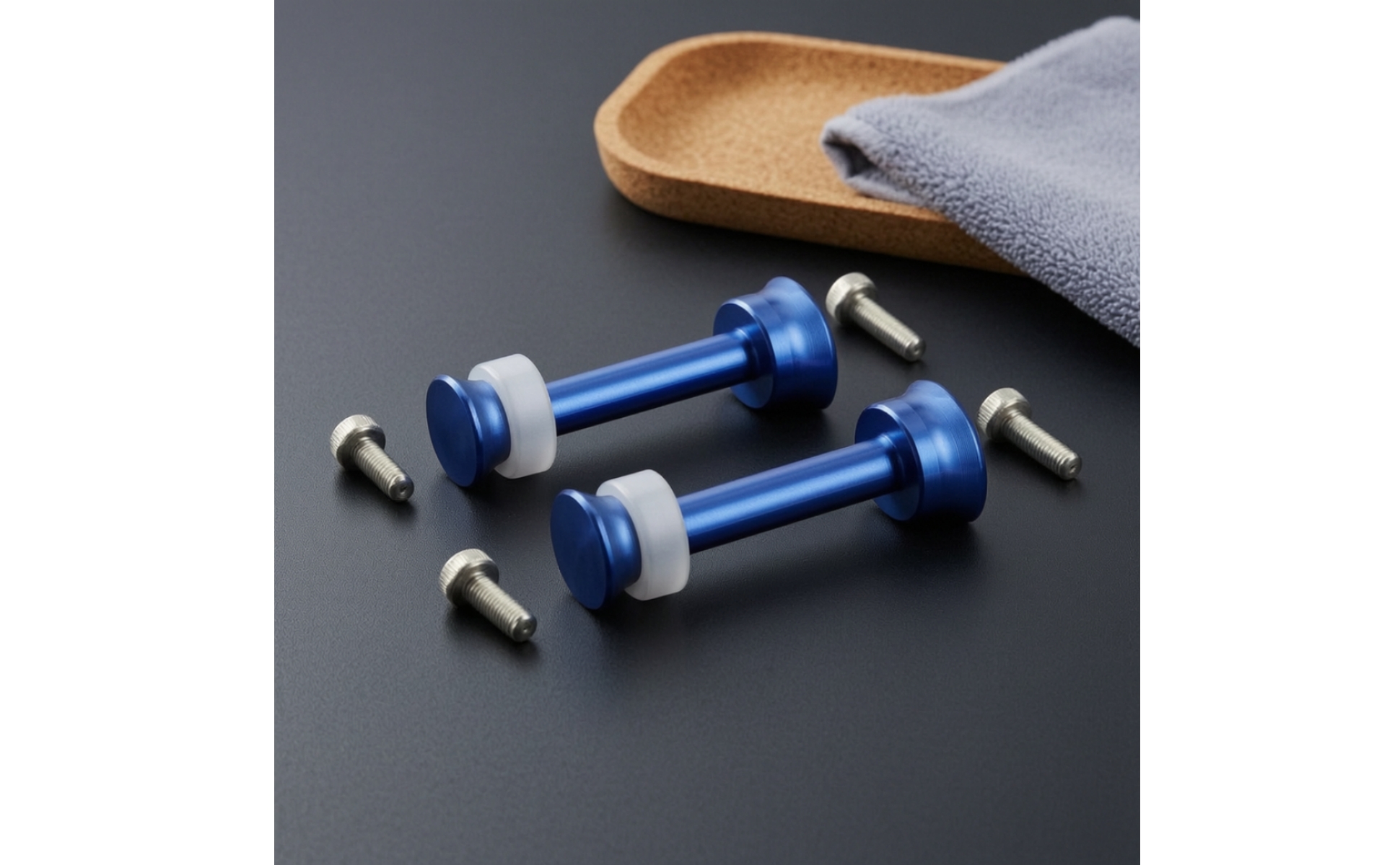 2 Pieces Airplane Wheel Axle Aluminum Landing Gear Axle Anodized for RC Builders
