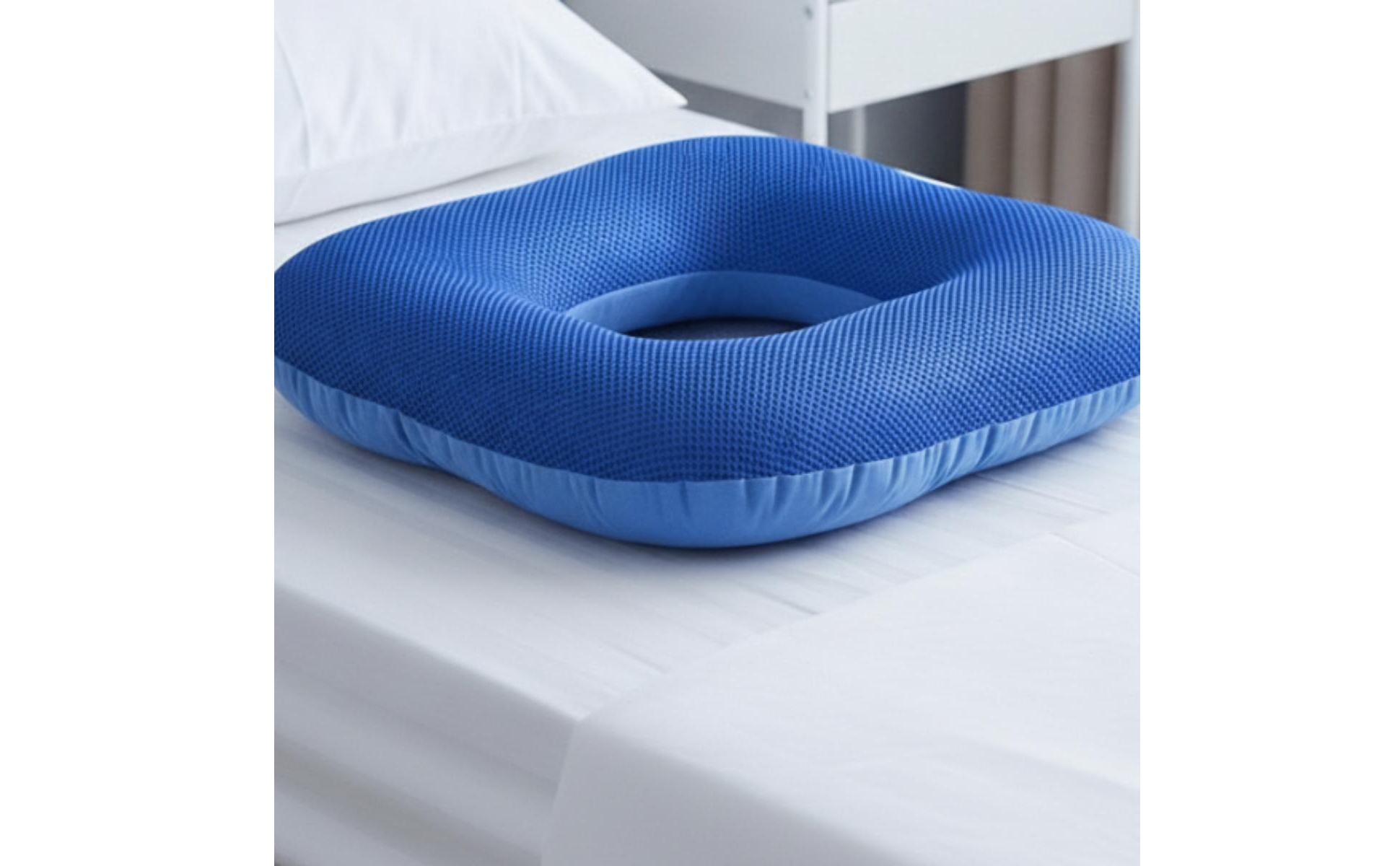 Hollow Seat Cushion Pressure-Relief Cushion with Mesh Cover Breathable for Home