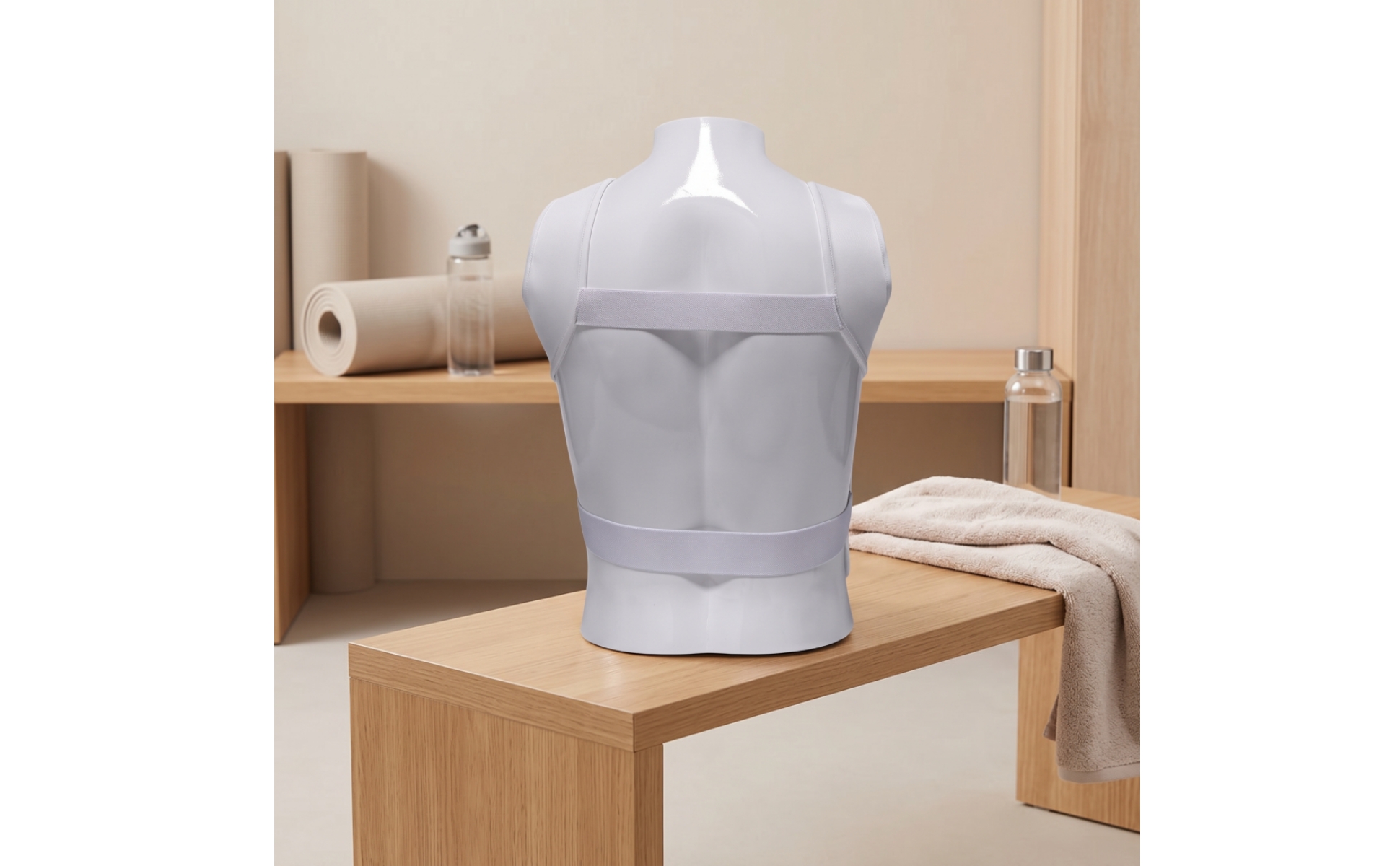 Fighting Arts Chest Protector Firm-Fit Sparring Vest with Straps Padded for Gym
