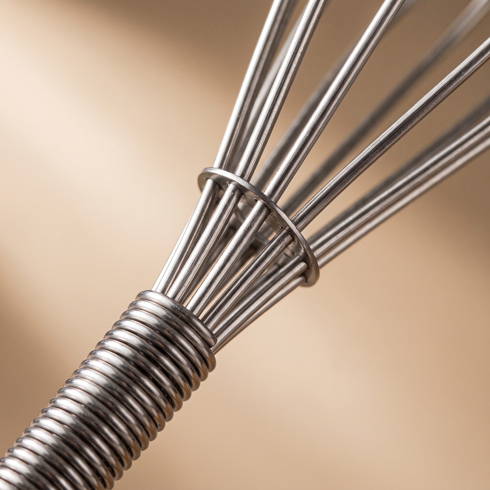 Egg Whisk Hand-Held Manual Whisk Easy-Grip for Baking, Kitchen - Produktbild 2