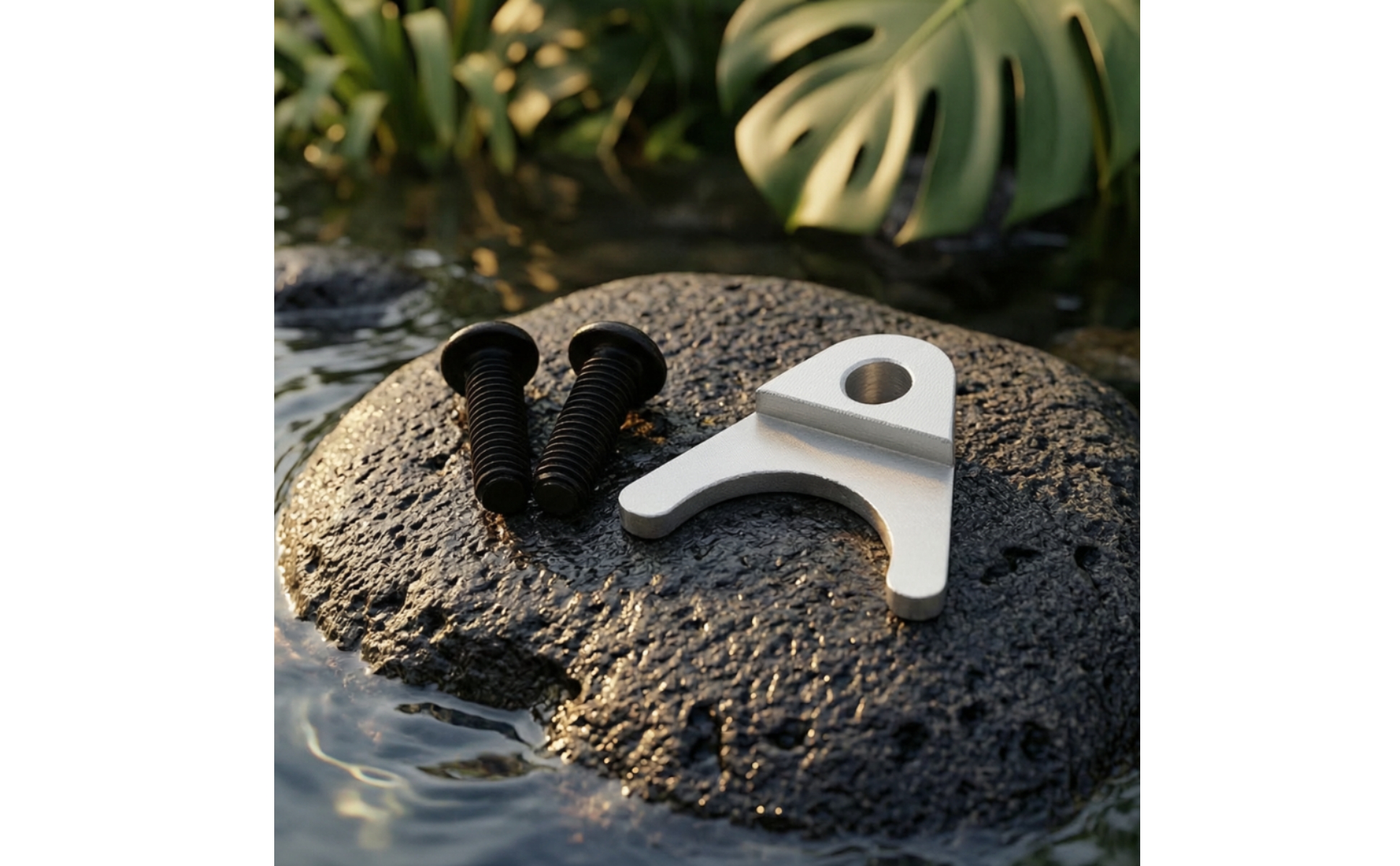 Supporto Tubo Pescante con Viti in Lega di Alluminio Supporto Tubo Pescante