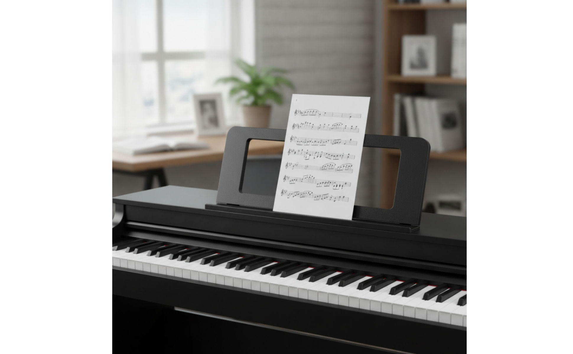Digital Piano Music Rest Compatible Keyboard Music Stand Sturdy for Pianists