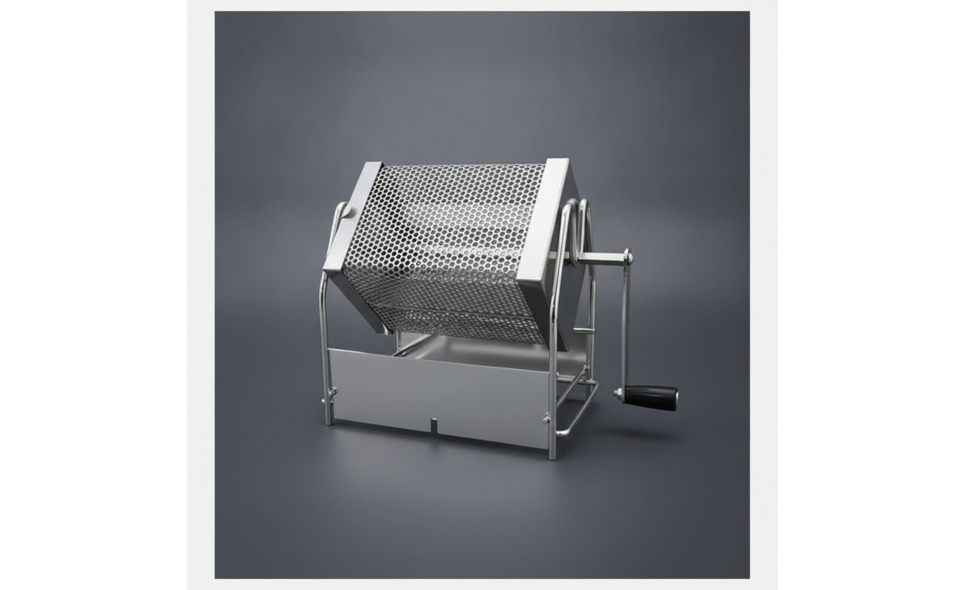 Coffee Bean Roaster with Crank Handle Stovetop for Kitchen, Home Brewers