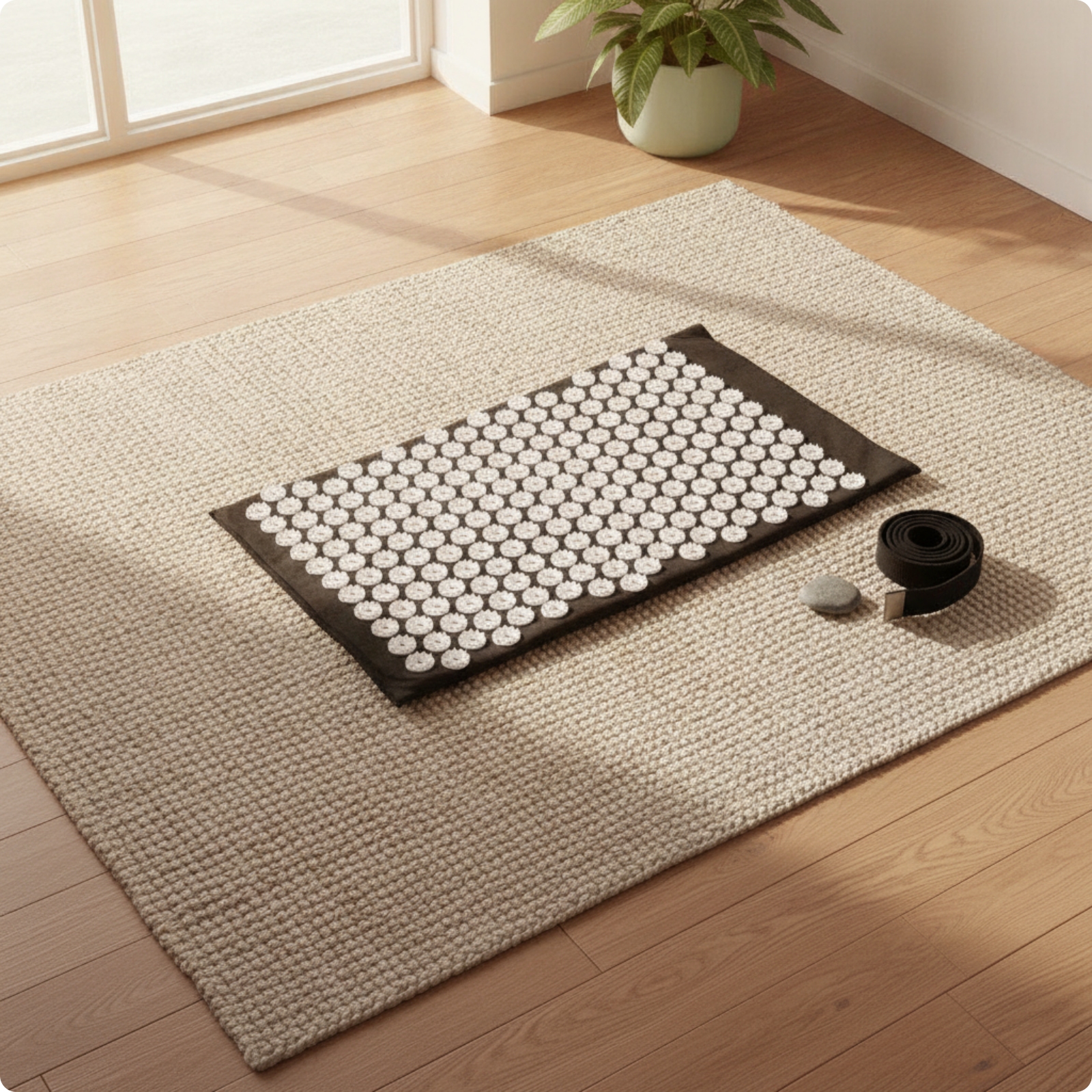 Acupressure Massage Mat Cushioned Acupressure Mat Textured for Home