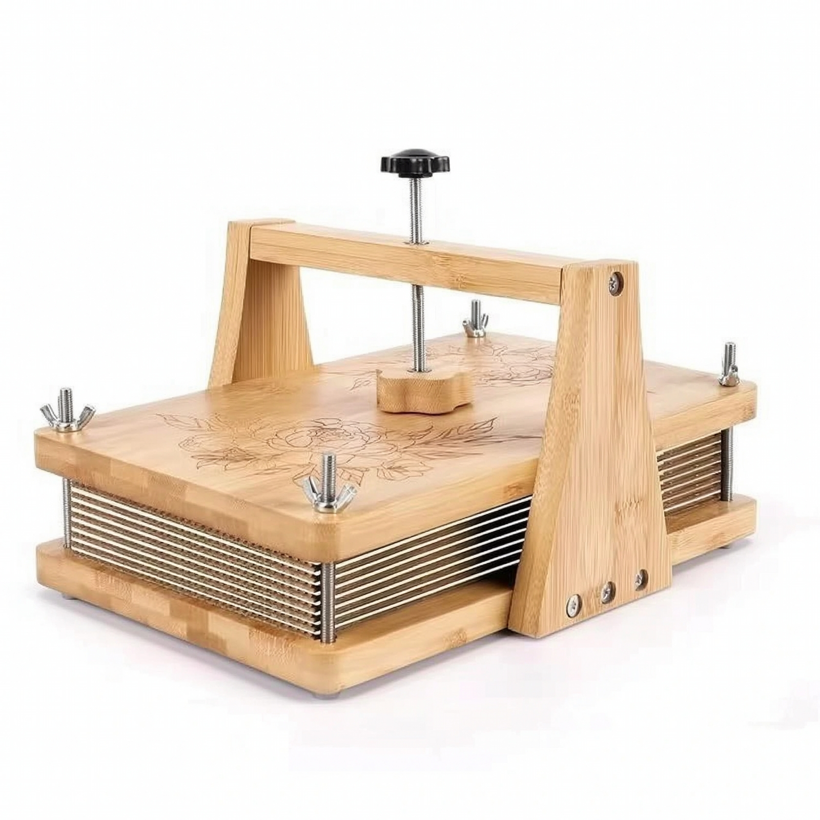 Blumenpresse aus Holz DIY Blütenpresse aus Holz Naturbelassen für