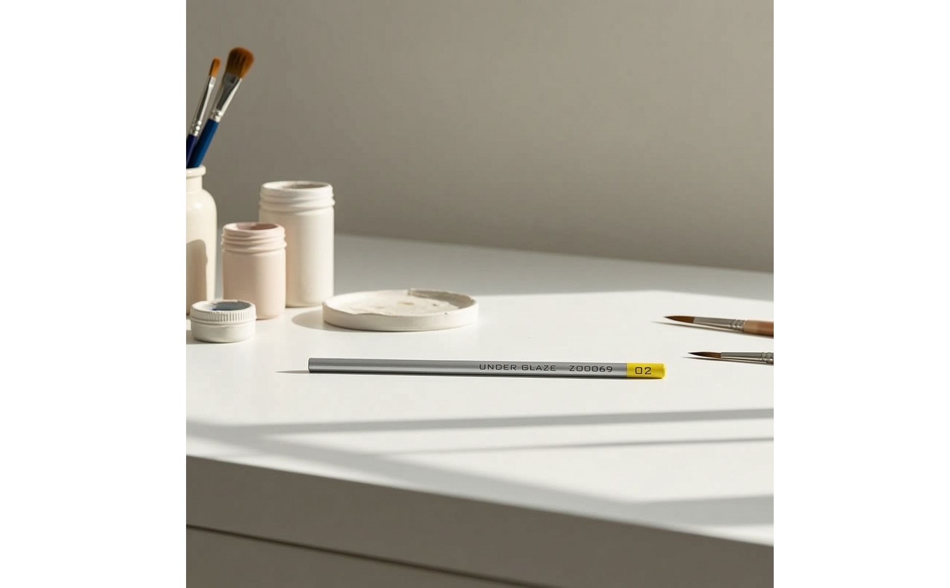 10 Stück Unterglasur-Malstift mit spitzer keramisch Unterglasurstift detailgenau
