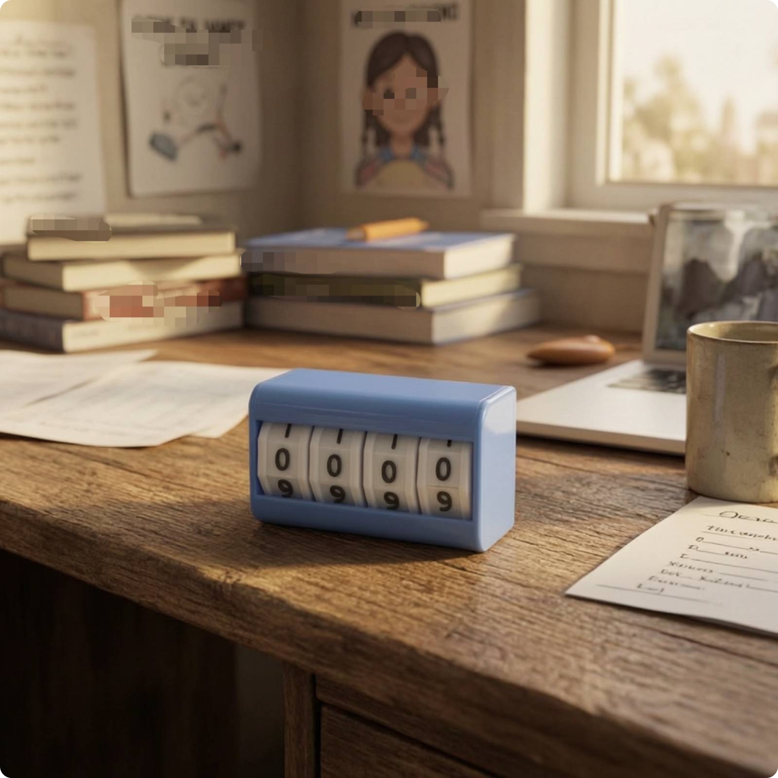 Desktop Mechanical Tally Counter Long-Lasting for Desk, Classroom