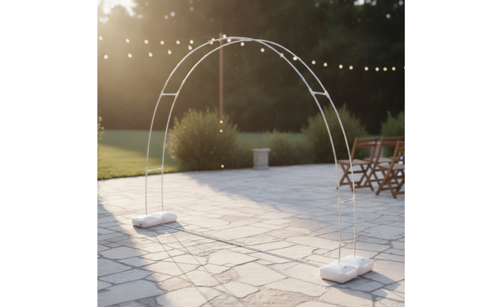 Balloon Arch Stand Kit Double-Layer Balloon Arch Frame Kit Easy to Assemble