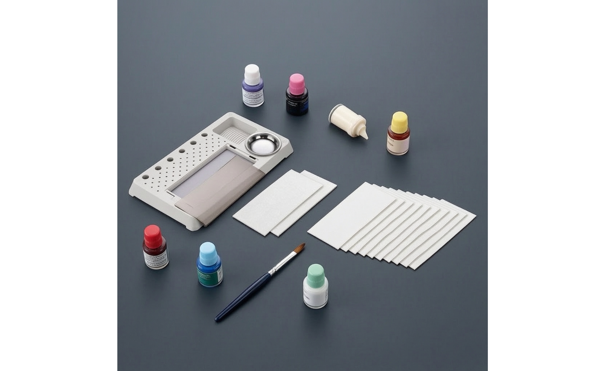 Wet Palette with Brush Holder Multi-Functional Wet Palette Translucent