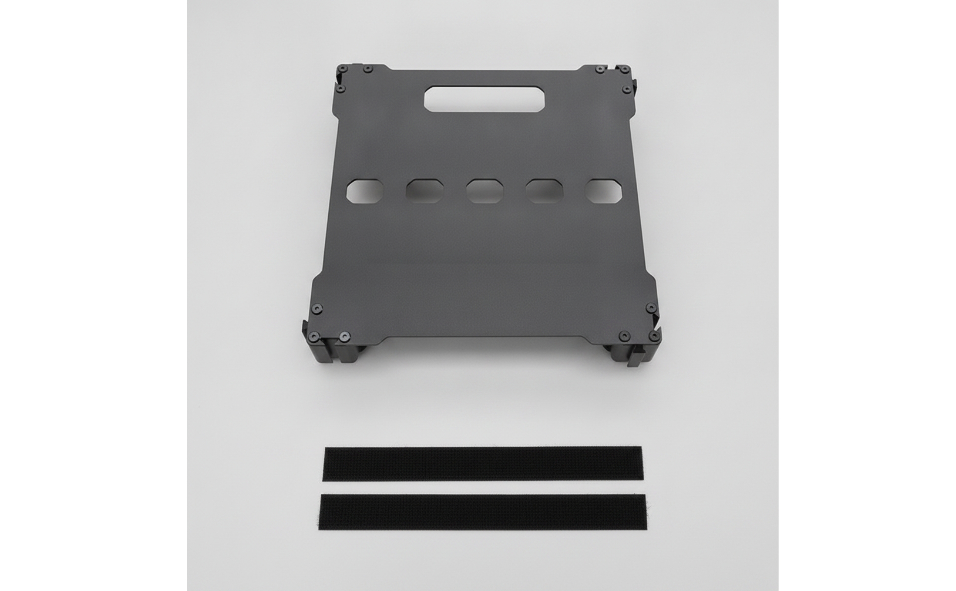 Pedal Board with Handle Aluminum Alloy Effects Pedal Board Open-Frame for Studio