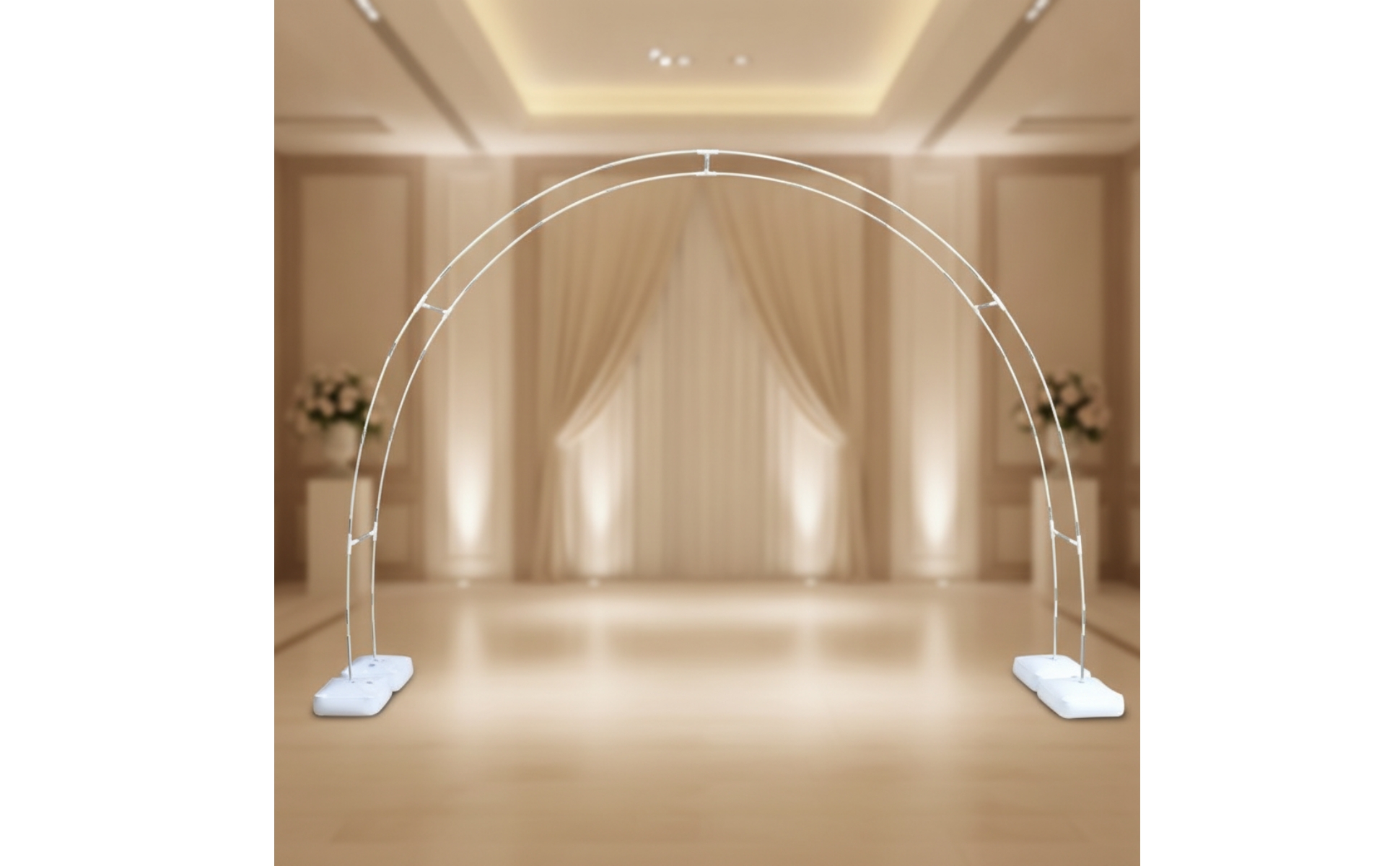 Balloon Arch Stand Kit Double-Layer Balloon Arch Frame Kit Easy to Assemble