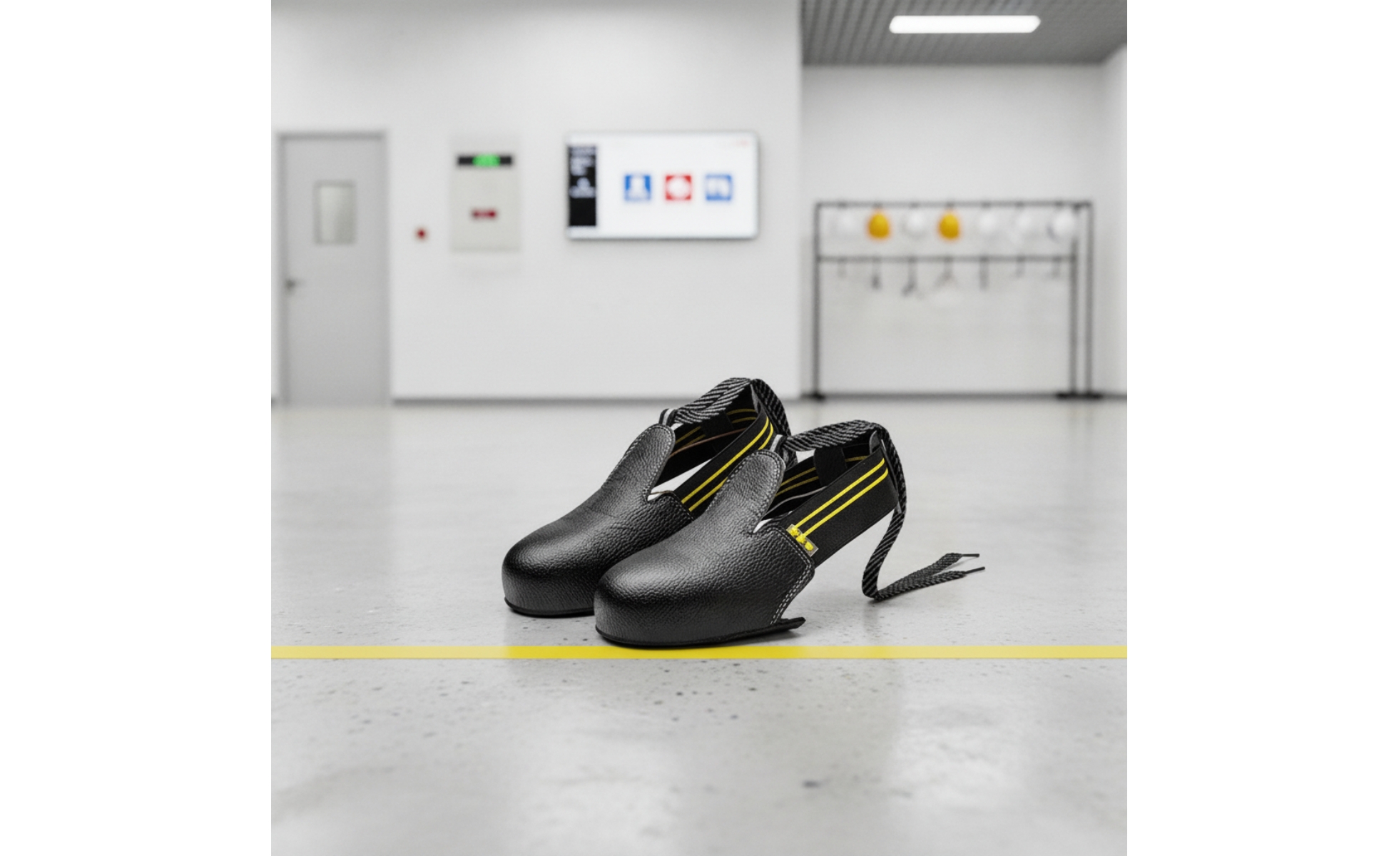 Shielding Shoe Covers with Strap Non-Slip Safety Shoe Covers with Steel Toe