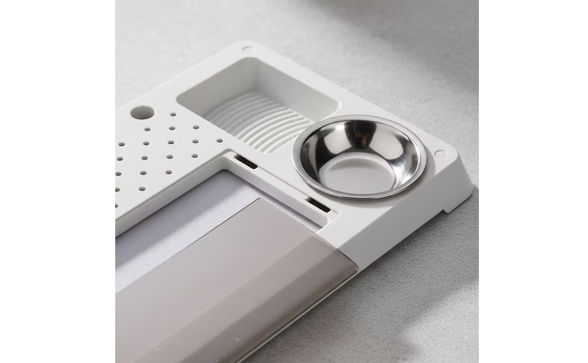 Wet Palette with Brush Holder Multi-Functional Wet Palette Translucent
