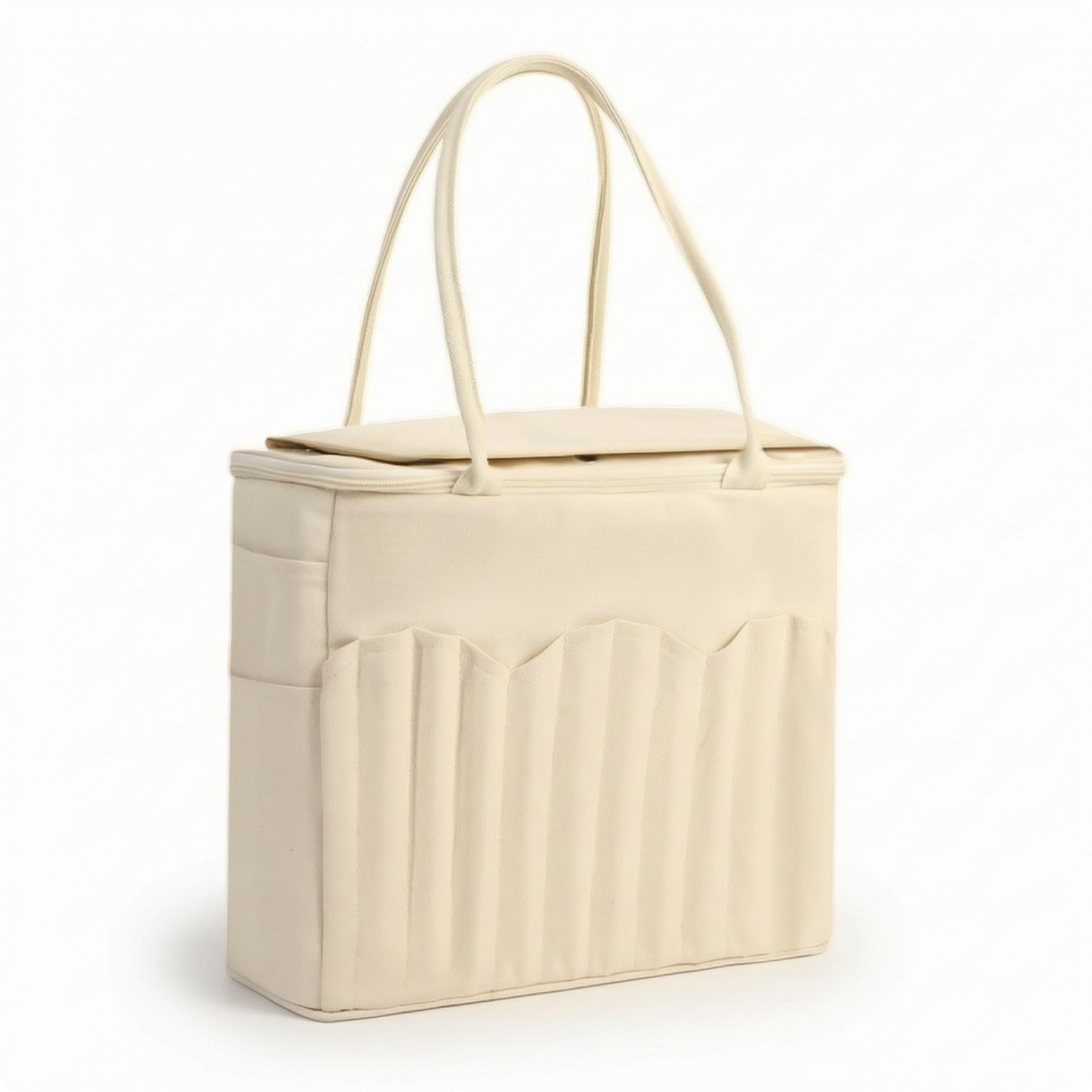 Häkeltasche tragbar Stricktasche organisiert für unterwegs, Handarbeitskurs