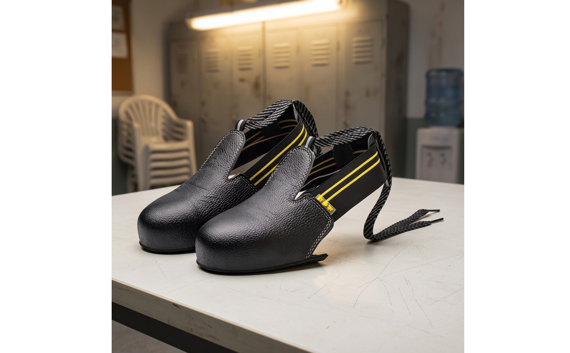 Shielding Shoe Covers with Strap Non-Slip Safety Shoe Covers with Steel Toe