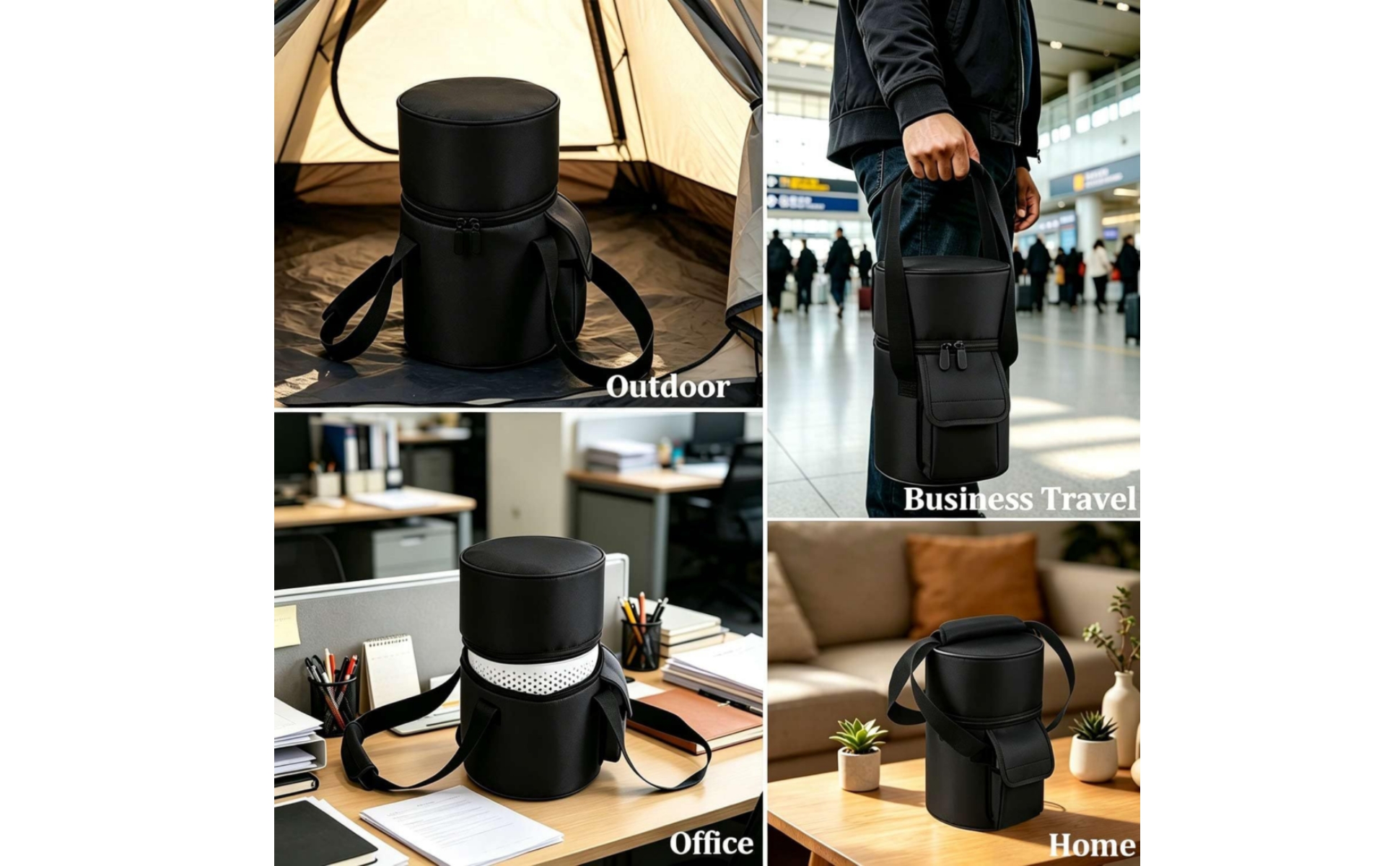 Air Purifier Bag Portable Carrying Bag with Shoulder Strap Padded for Travelers