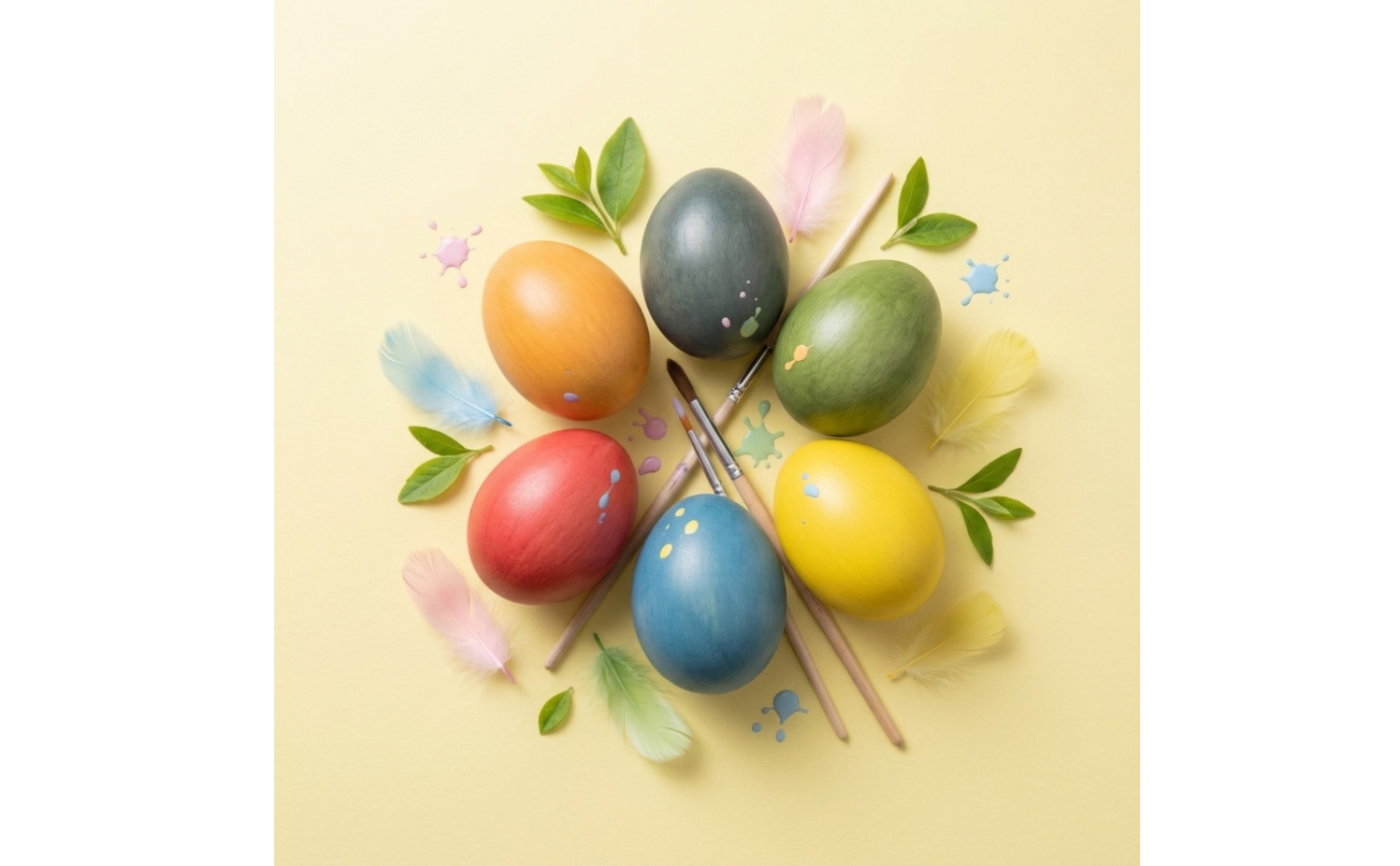 6 Pieces Wooden Easter Eggs Decorative Wooden Egg Smooth for Spring Centerpieces