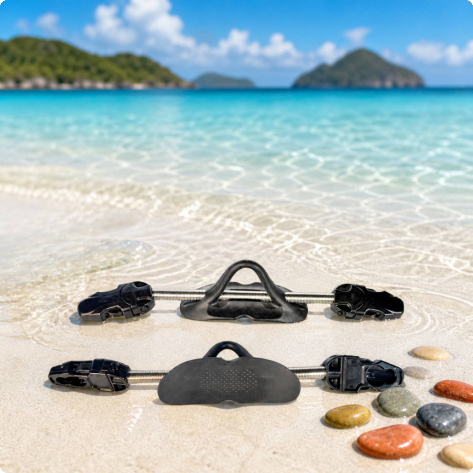 Diving Fin Strap with Spring Resistant Gear Heavy-Duty for Snorkeling