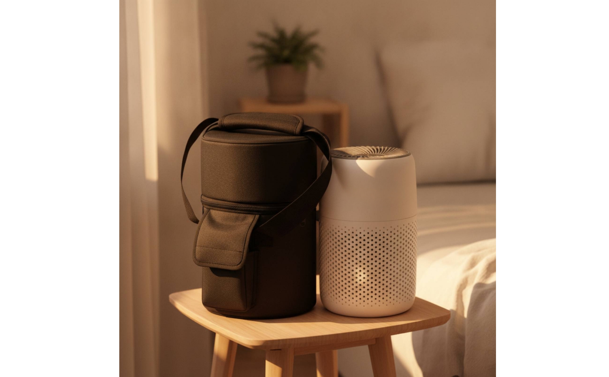 Air Purifier Bag Portable Carrying Bag with Shoulder Strap Padded for Travelers
