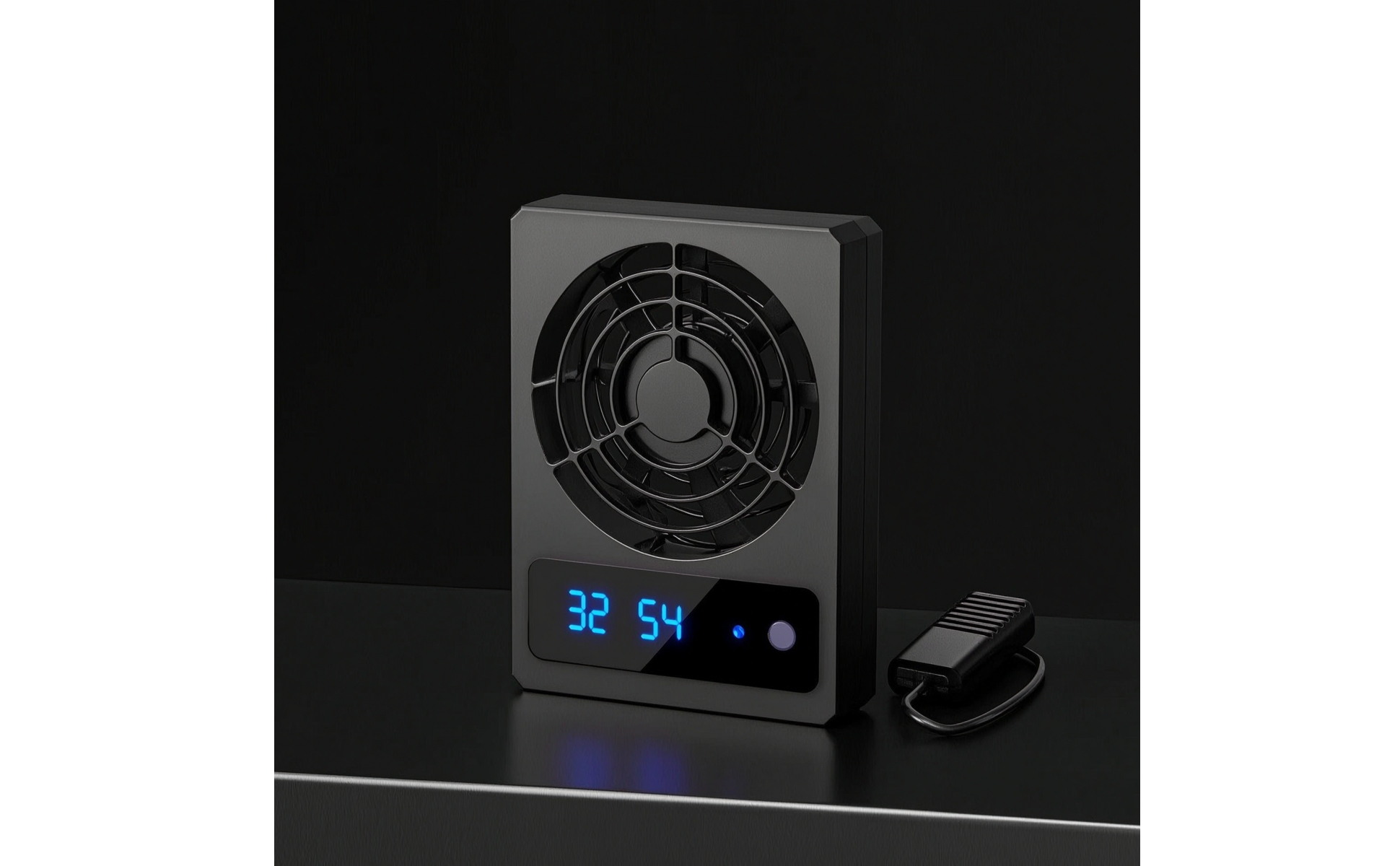 Terrarium-Lüfter mit Sensor Digital Terrarienlüfter mit Display und Sensor