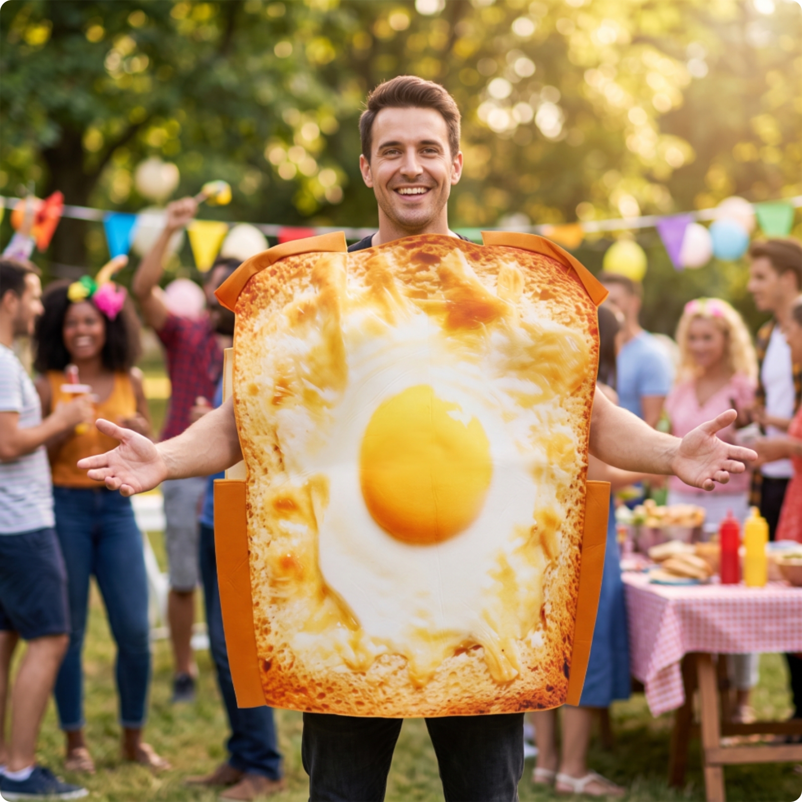 Food Costume Funny Oversized Costume Loose Fit for Adults